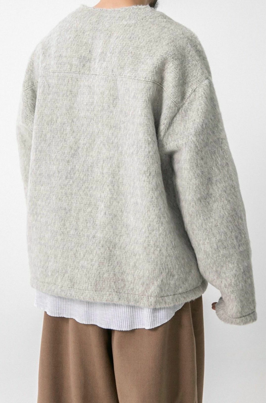 淨色V領開胸外套 JK2265