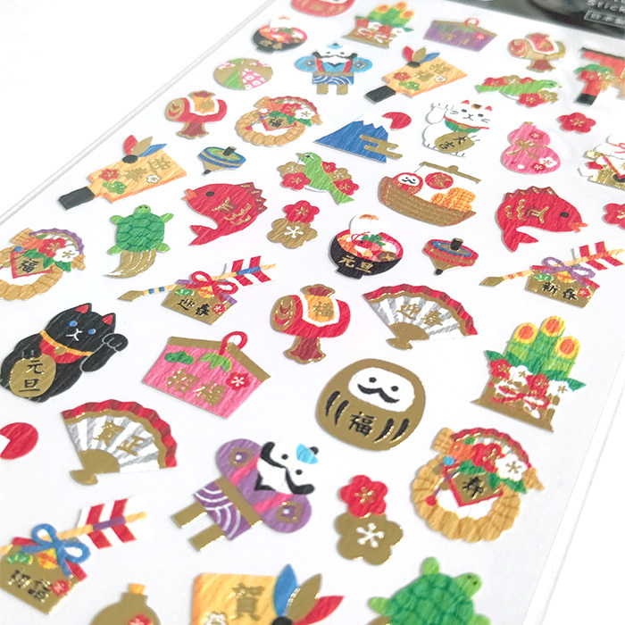 幸運物 龍年招福系列貼紙｜日本MINDWAVE