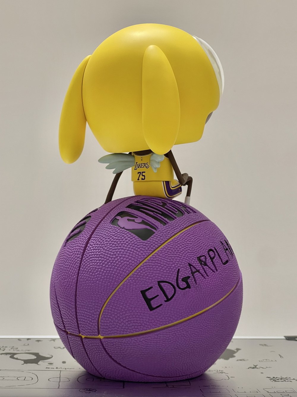 EDGAR PLANS X NBA 75th 周年記念 塞爾特人 湖人 35CM Sculpture Green