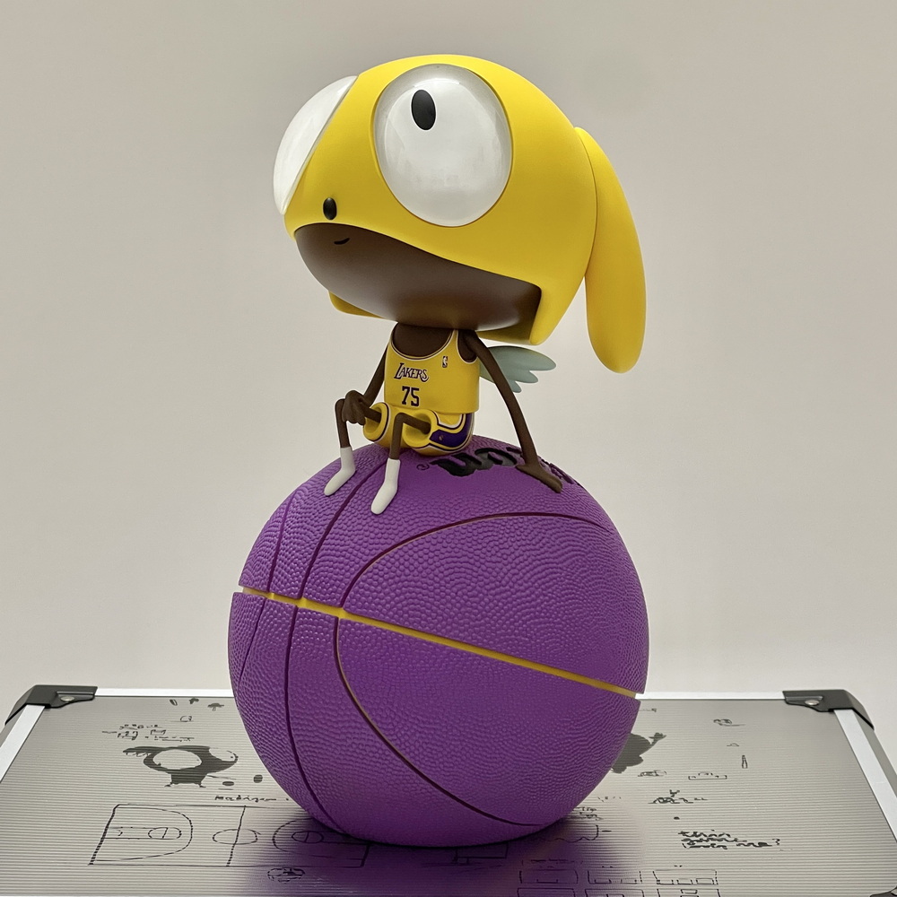 EDGAR PLANS X NBA 75th 周年記念 塞爾特人 湖人 35CM Sculpture Green