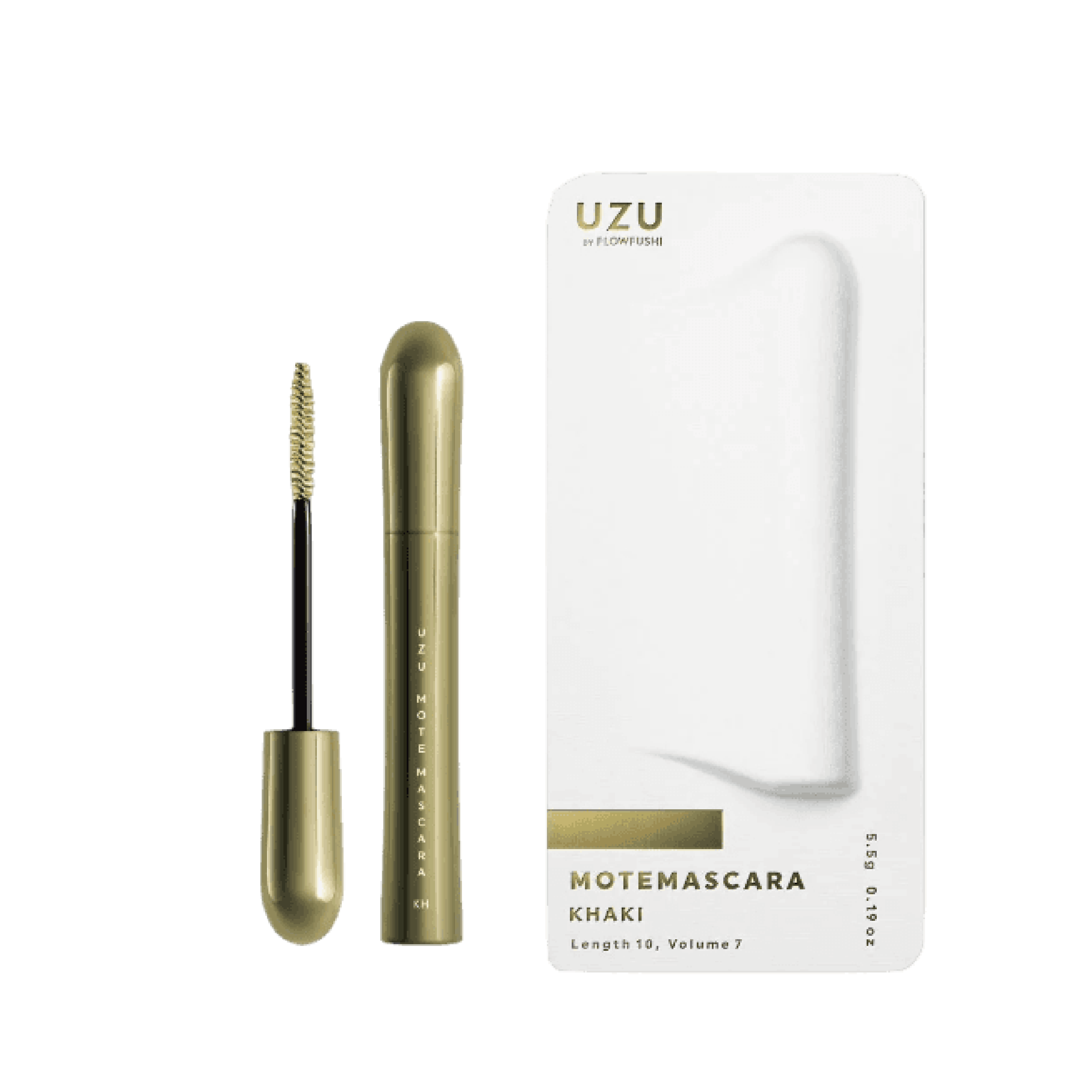 UZU Mote 睫毛膏 卡其色 6克 (兩盒裝) 