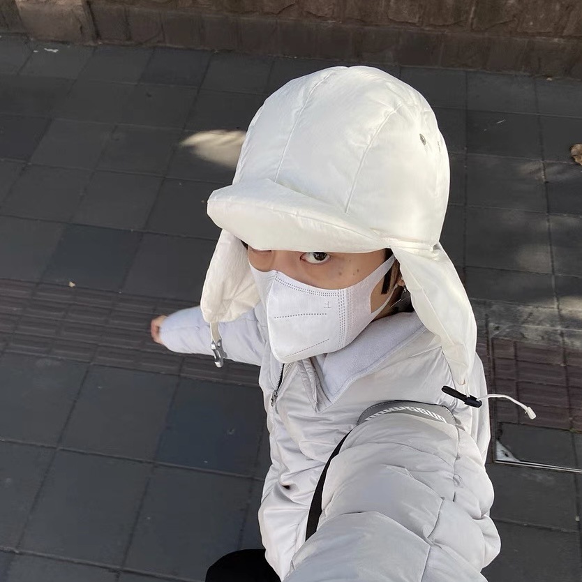 鋪棉立體飛行帽