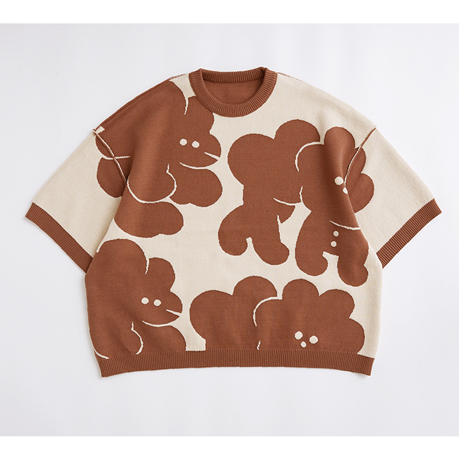 [Yu Miyama]  "散步strolling" Reversible Top Brown