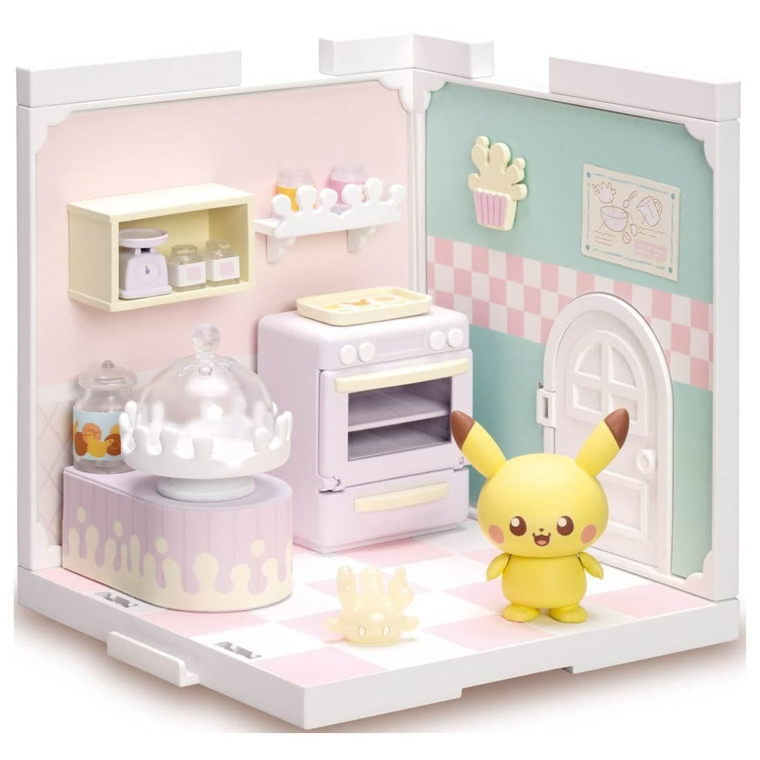 Takara Tomy Pokemon - Pokepeace 小屋 - 廚房 小仙奶 & 比卡超