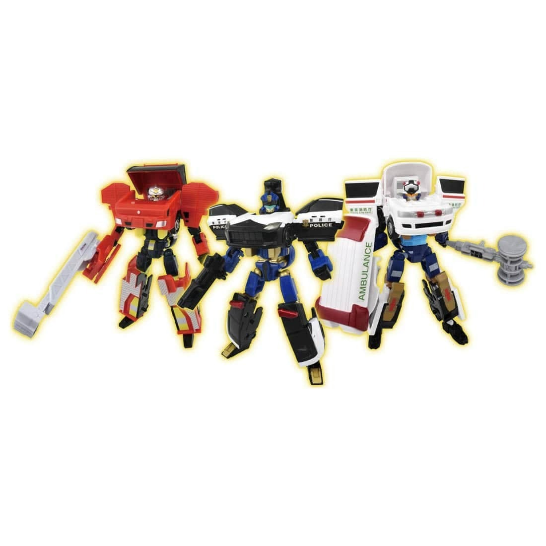 Takara Tomy Tomica 特裝合體機器人 Jobraver - DX Jobraver 緊急車輛套裝