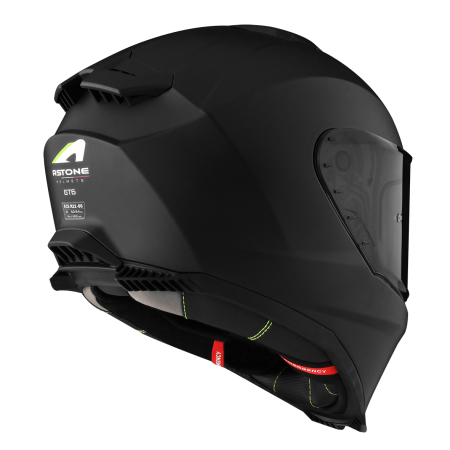 ASTONE GT6 素色 平黑 全罩