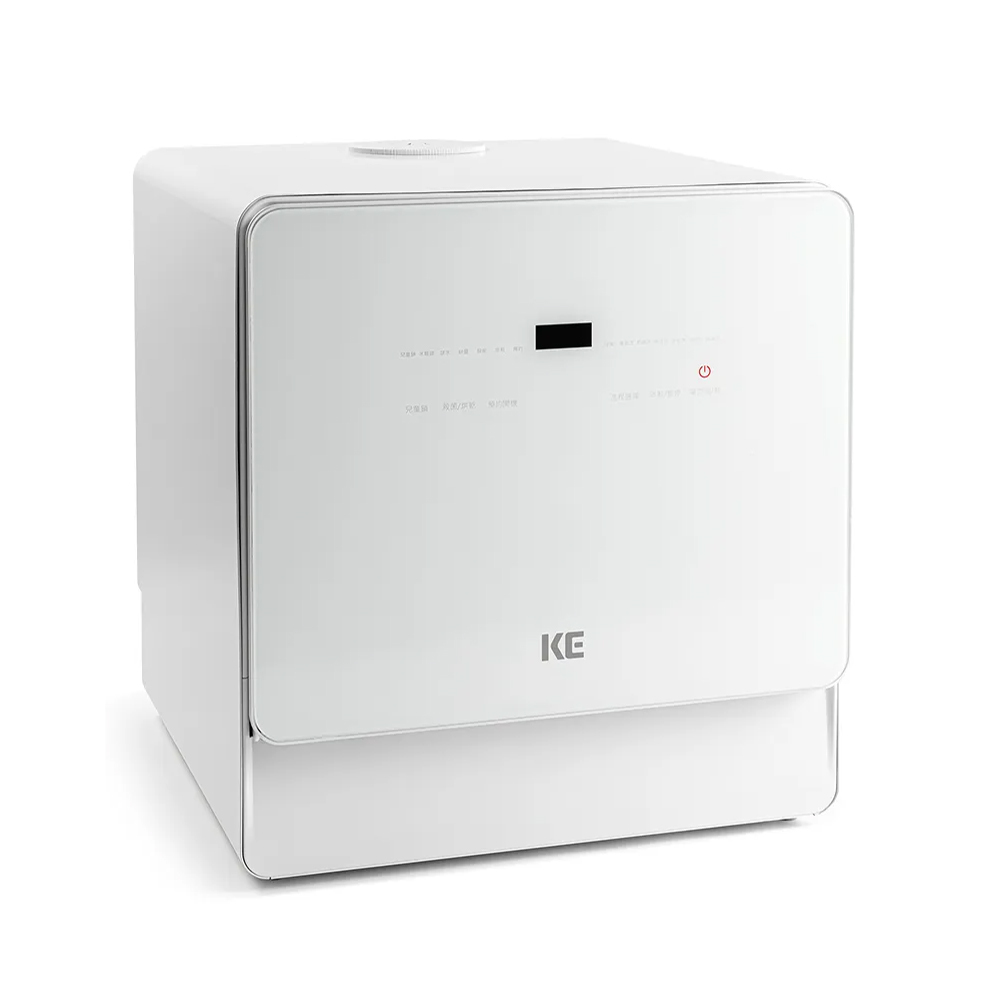 【結帳現折 / 買就送清潔保養粉】KE嘉儀 桌上型洗碗乾燥機 自動開門 紫外線殺菌 (不含安裝) KDW-236W