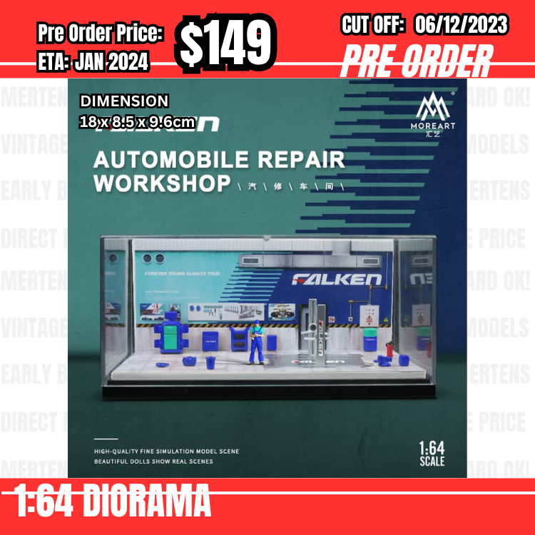 PO-$149 * Moreart * 1:64 Garage -Falken [OD30/11]