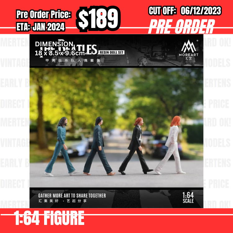 PO-$189 * Moreart * 1:64 Figure Set - The Beatles Doll [OD30/11]