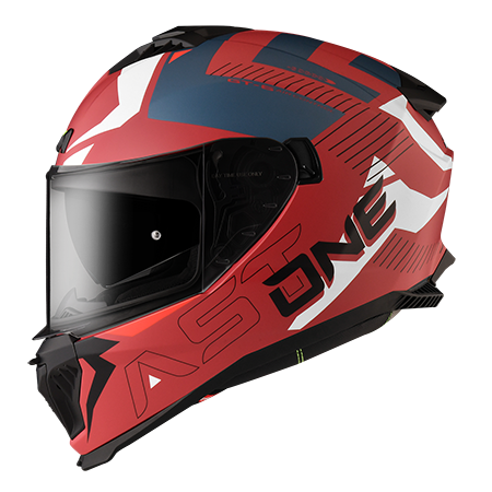 ASTONE GT6 彩繪 YB2 平紅/灰 全罩