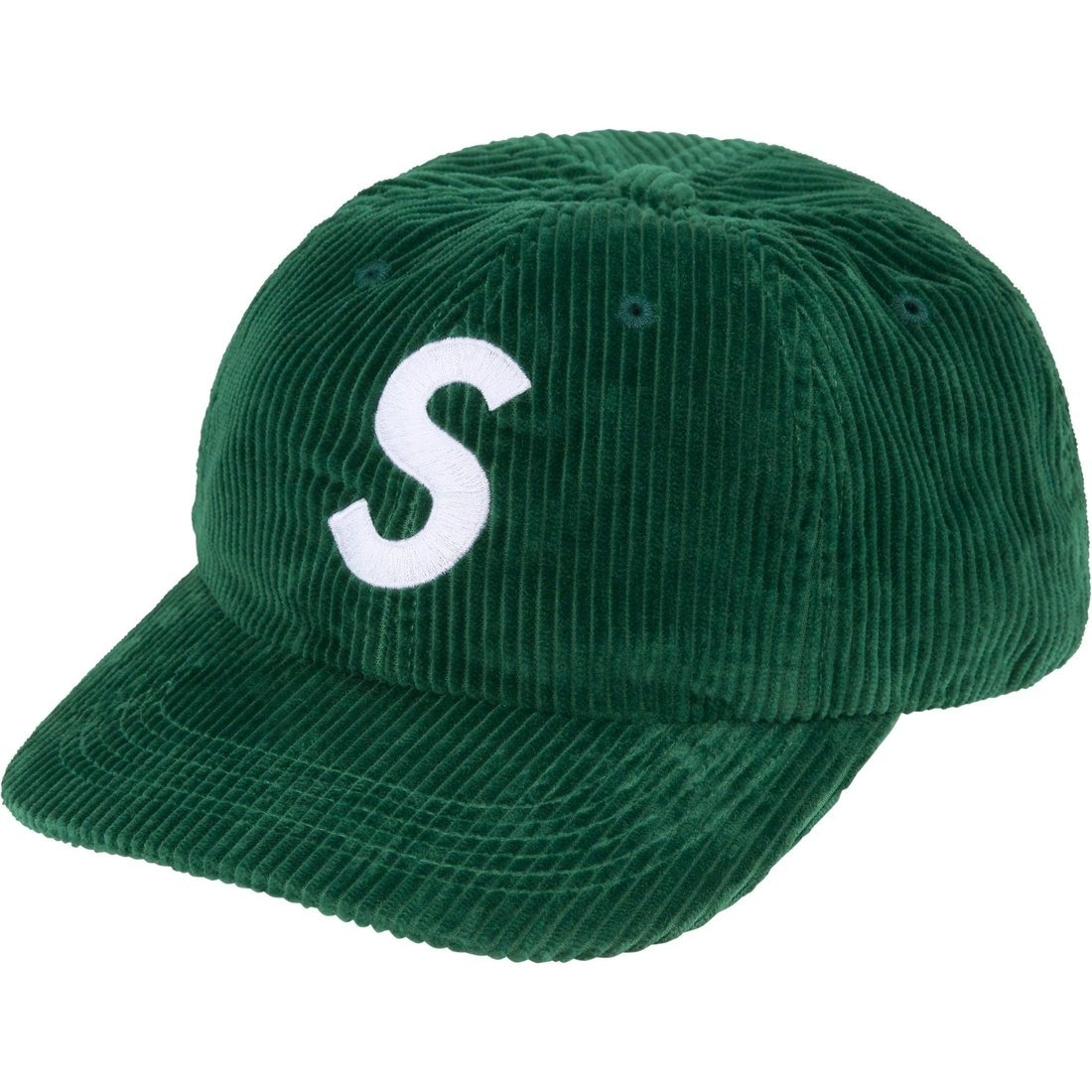 SUPREME CORDUROY S LOGO 6-PANEL GREEN FW23H91-GN [台灣現貨]