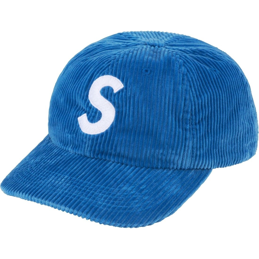 SUPREME CORDUROY S LOGO 6-PANEL ROYAL FW23H91-RL [台灣現貨]