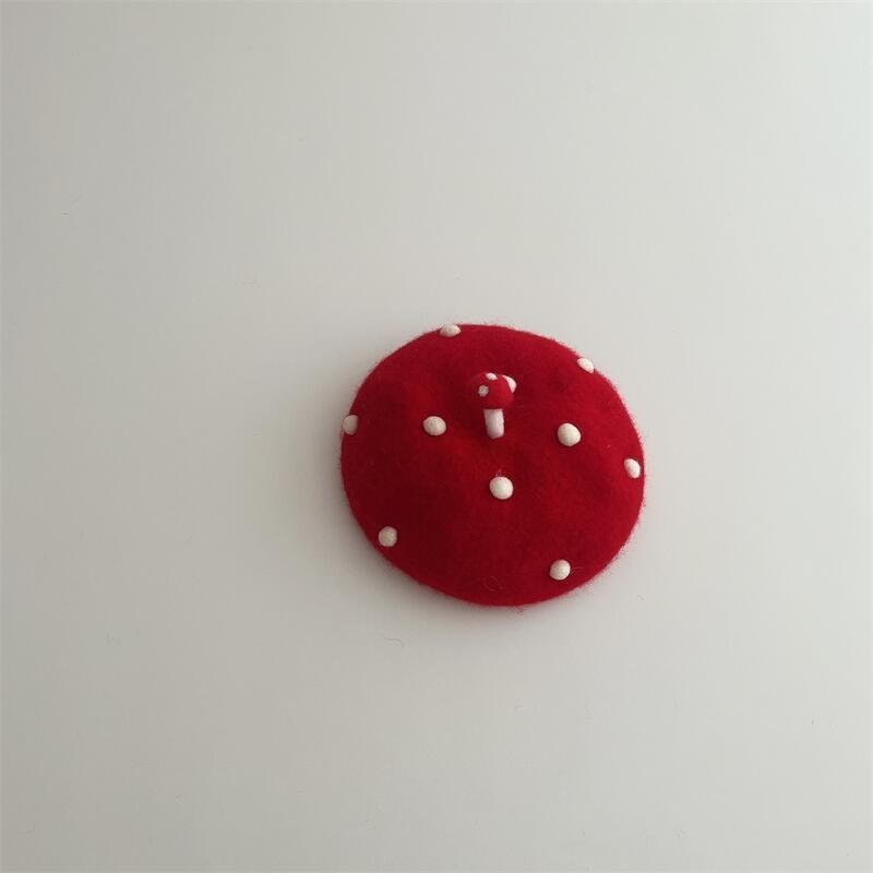 有點療癒小蘑菇貝雷帽