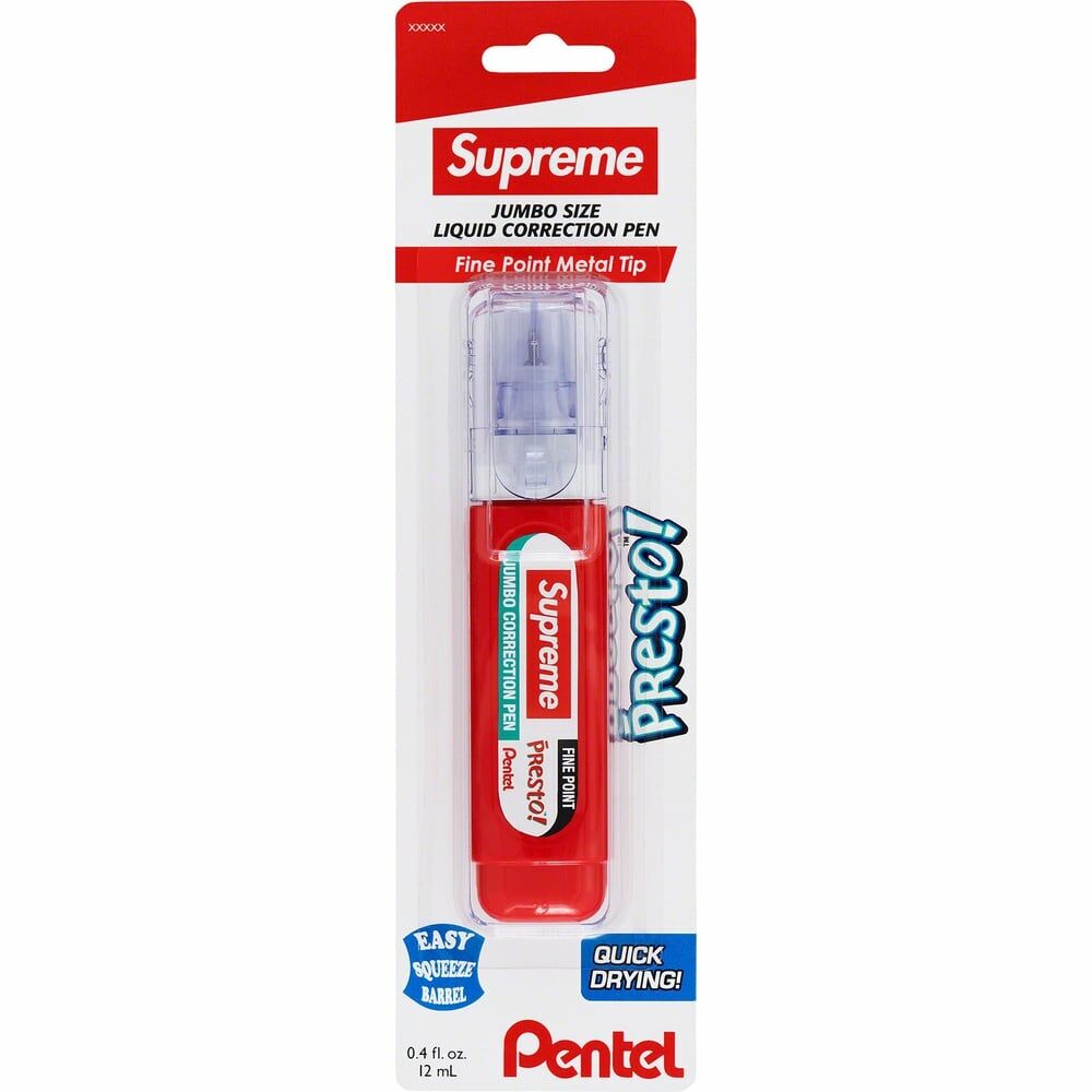 SUPREME X PENTEL PRESTO FW23 CORRECTION PEN