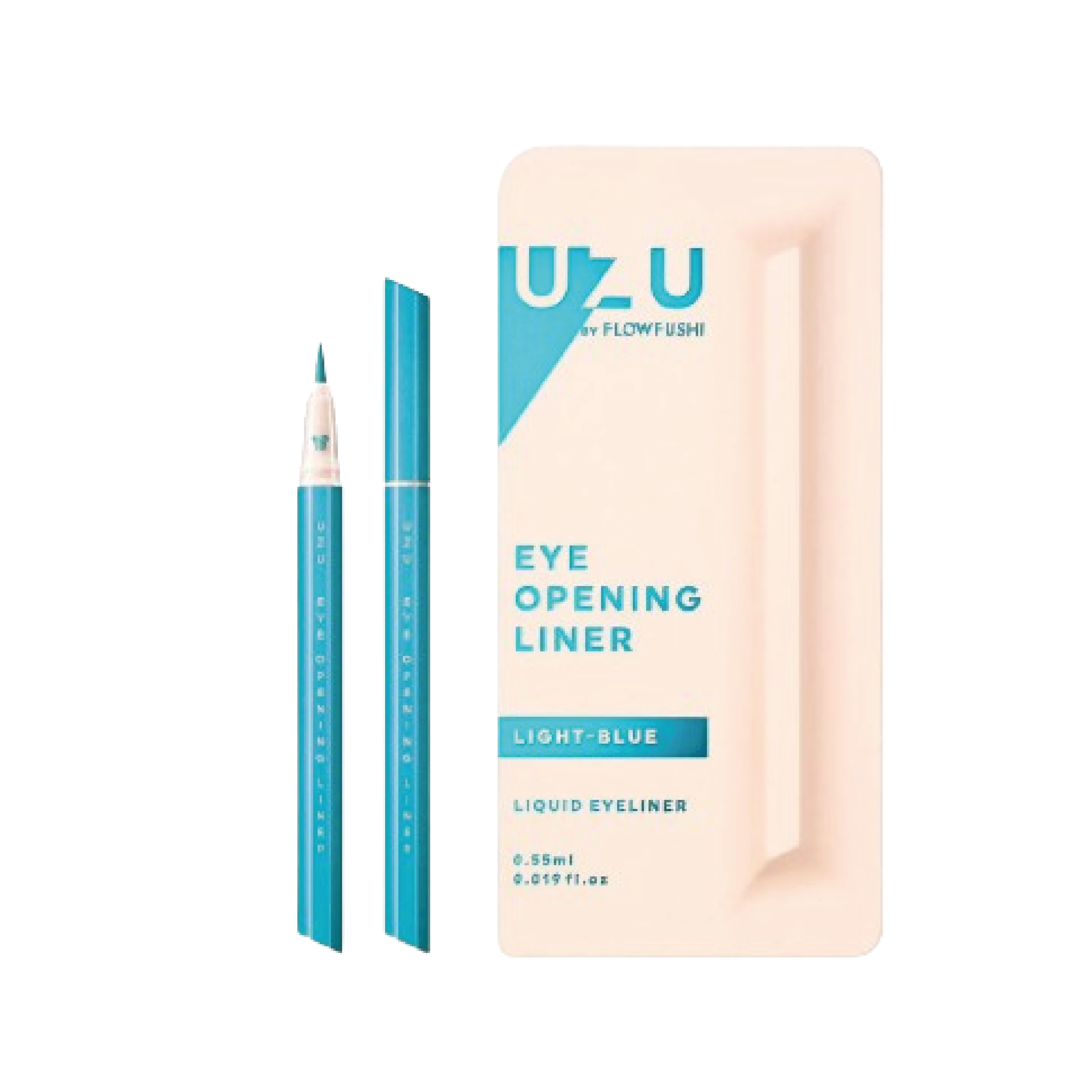 UZU 淺藍色眼線筆 0.55毫升 (兩盒裝) 