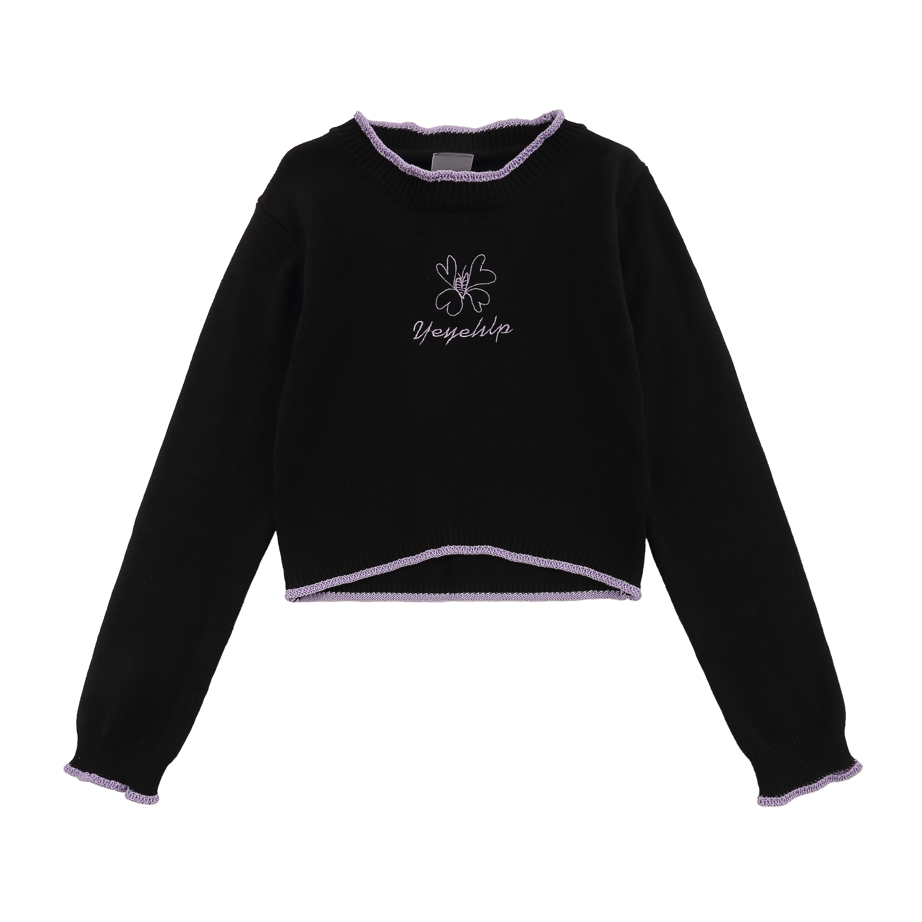 拷克滾邊刺繡短T