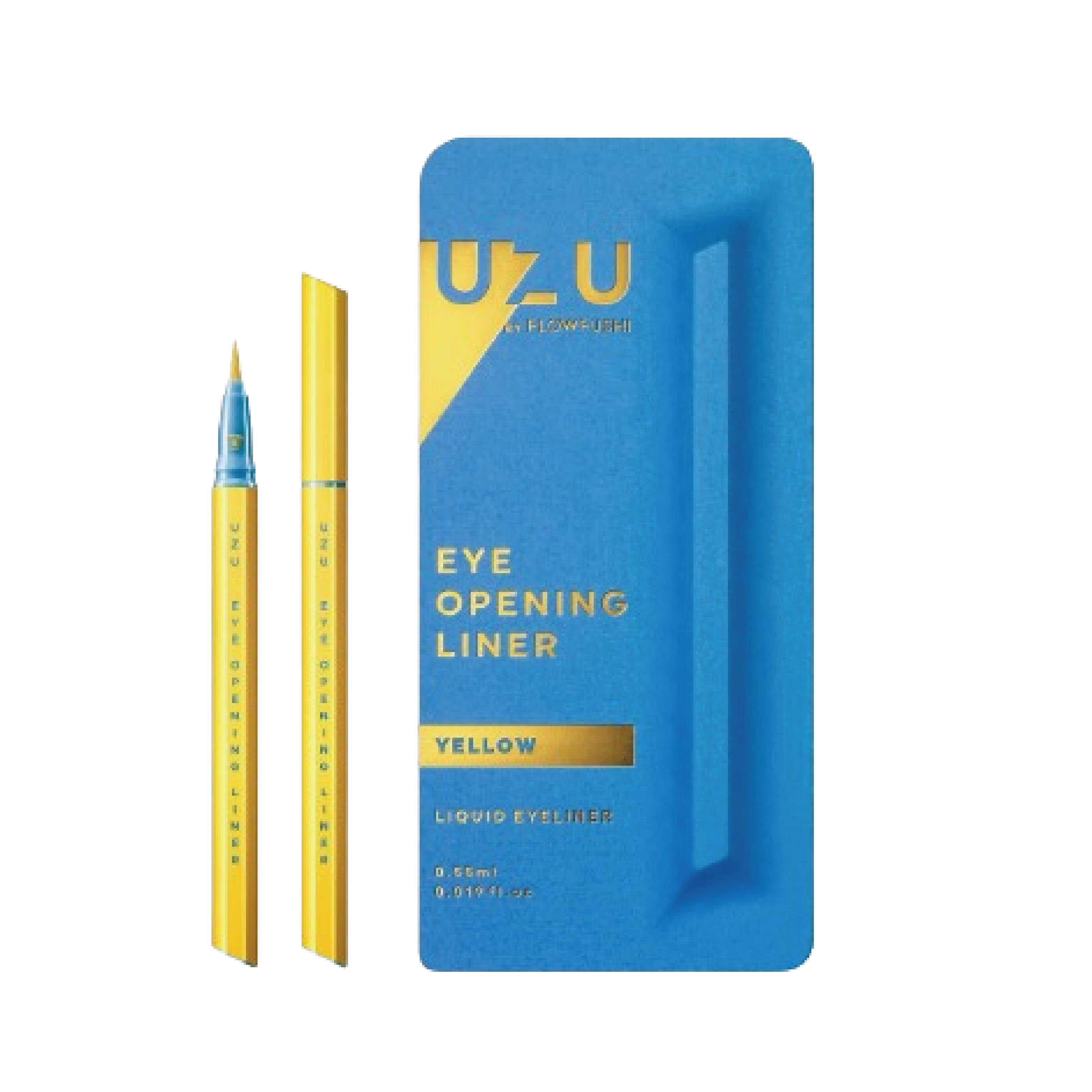 UZU 眼線黃色 0.55毫升 (兩盒裝) 