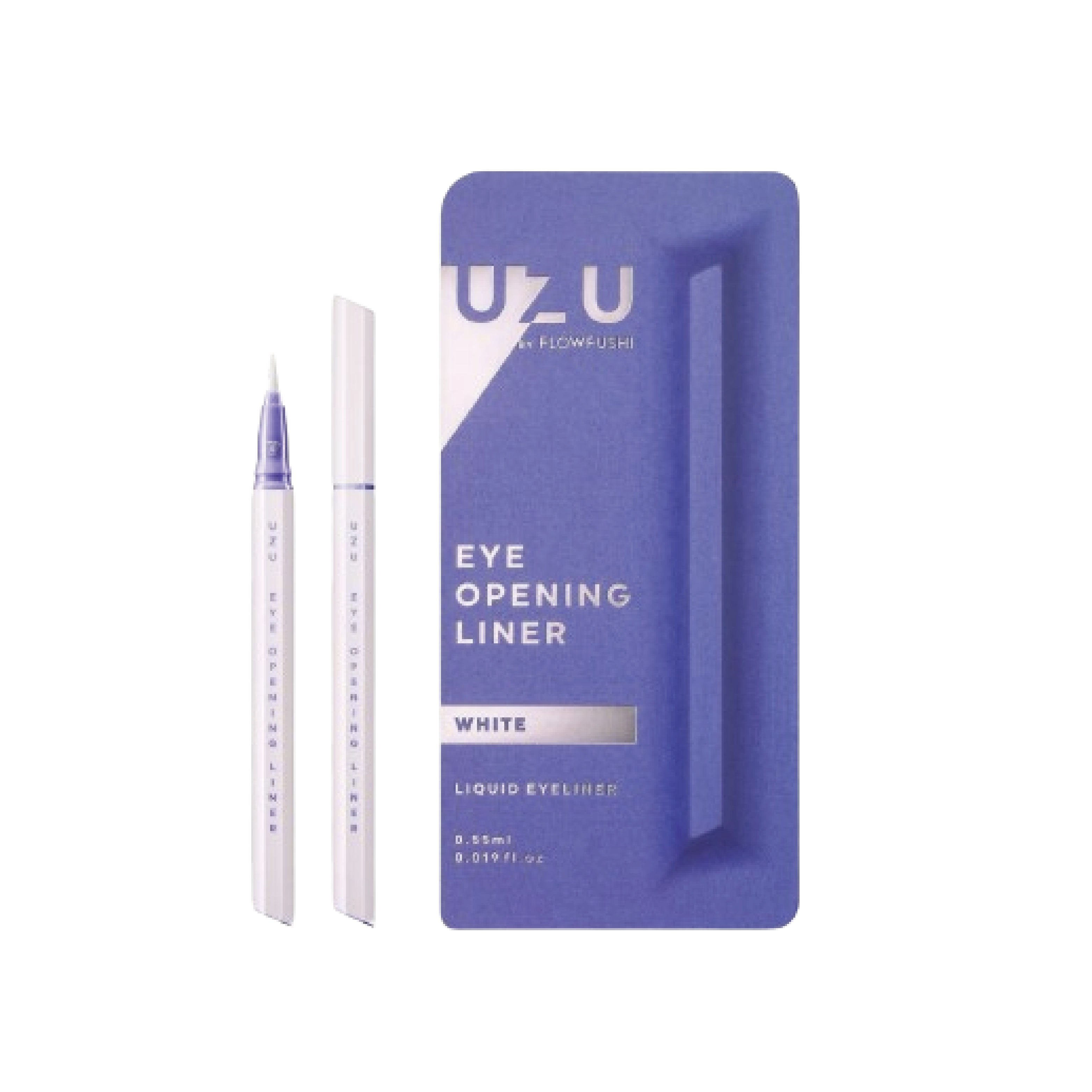 UZU 眼線白色 0.55毫升 (兩盒裝) 