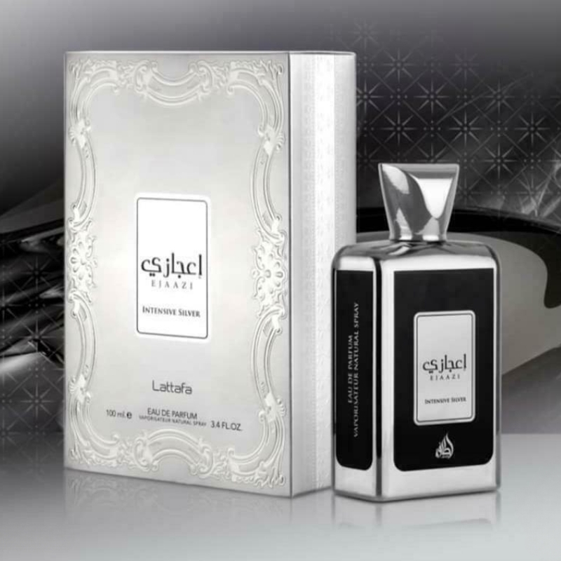 Lattafa Ejaazi Intensive Silver中性濃香水 100ml (Barcode：6291108734032)