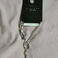 [S] NYU.NYU DUAL CHAIN BRACELET, SILVER, SNN293 (SNN293)