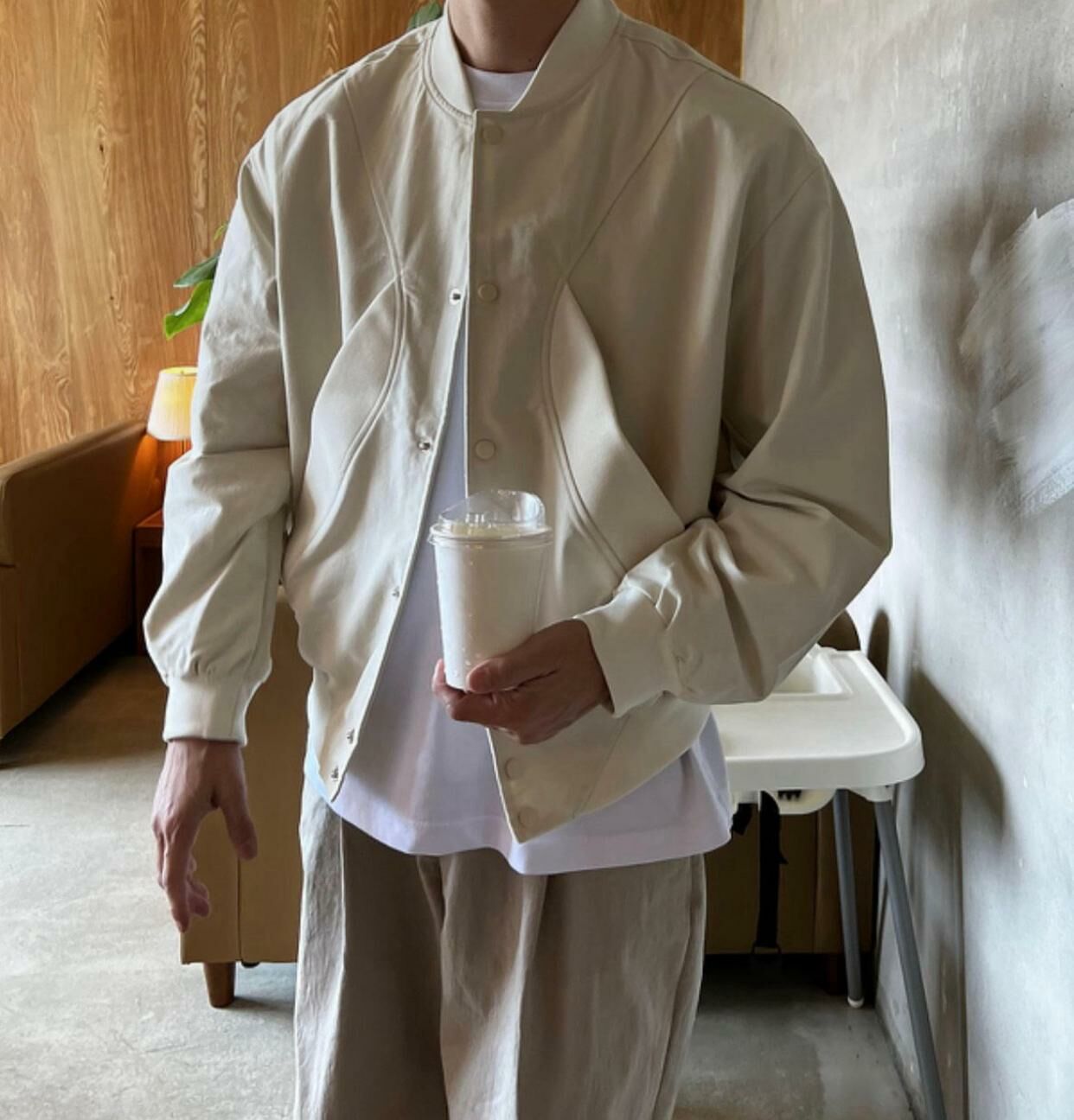 淨色棒球褸 LOAFER-JK002