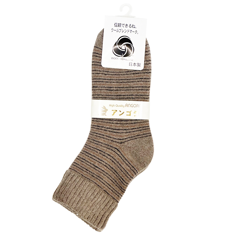 超保暖安哥拉兔毛襪(日本製,短筒保暖襪,老人襪,發熱襪)