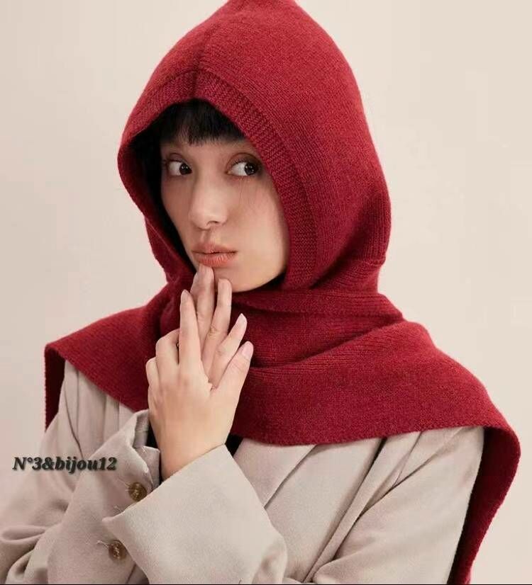 N834 頸巾hoodie小紅帽