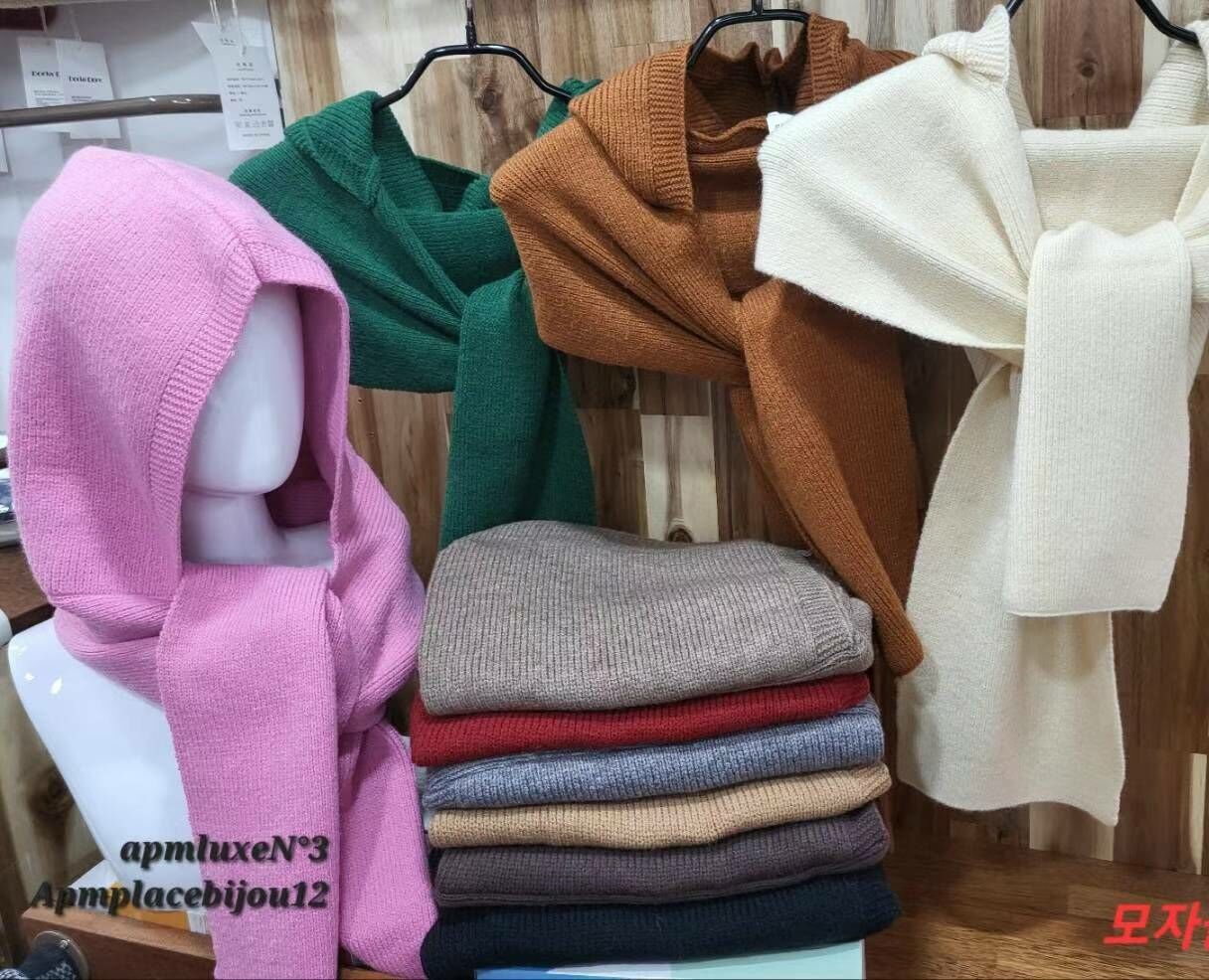 N834 頸巾hoodie小紅帽