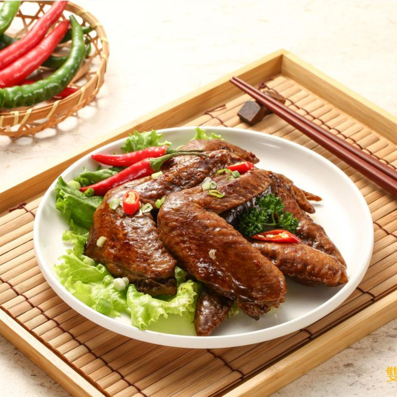 小麻辣滷放山雞翅