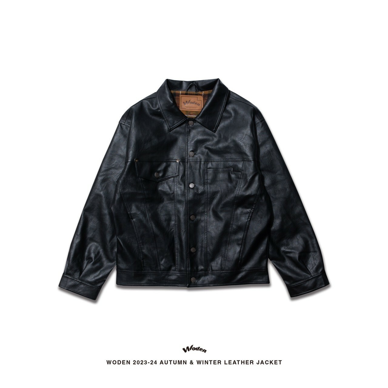 WODEN 2023-24 Autumn & Winter Leather Jacket