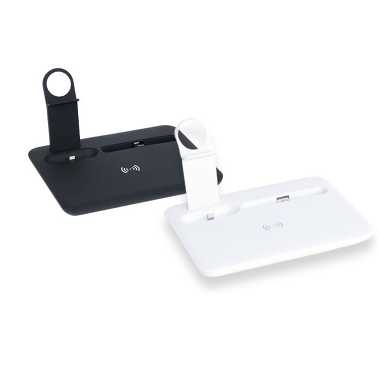 【怪獸選物 IDEAMON】4 in 1 四合一極速充電座 升級版 蘋果/安卓無線充電座