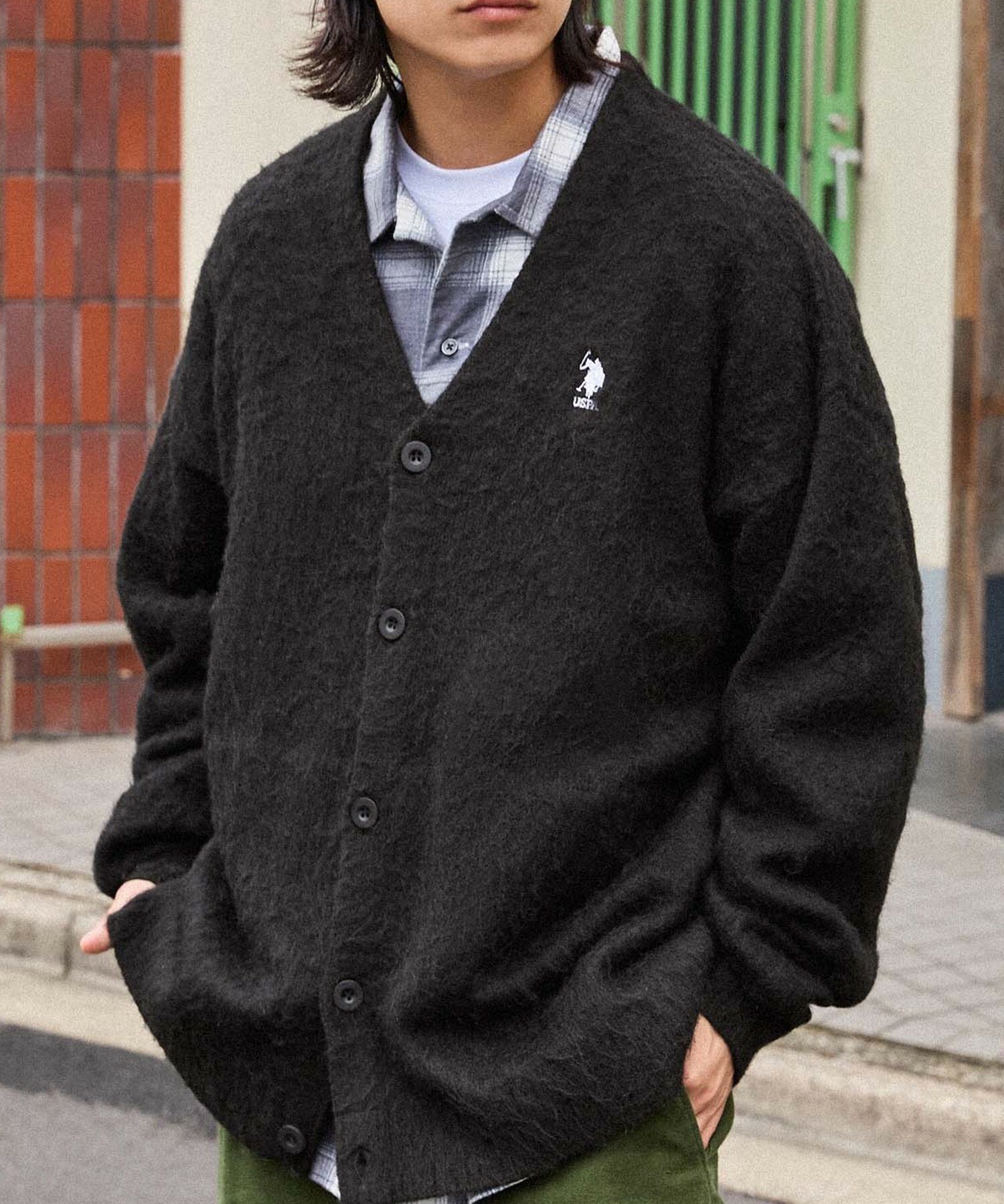 U.S.POLO ASSN. 日本支線 仿馬毛 針織衫