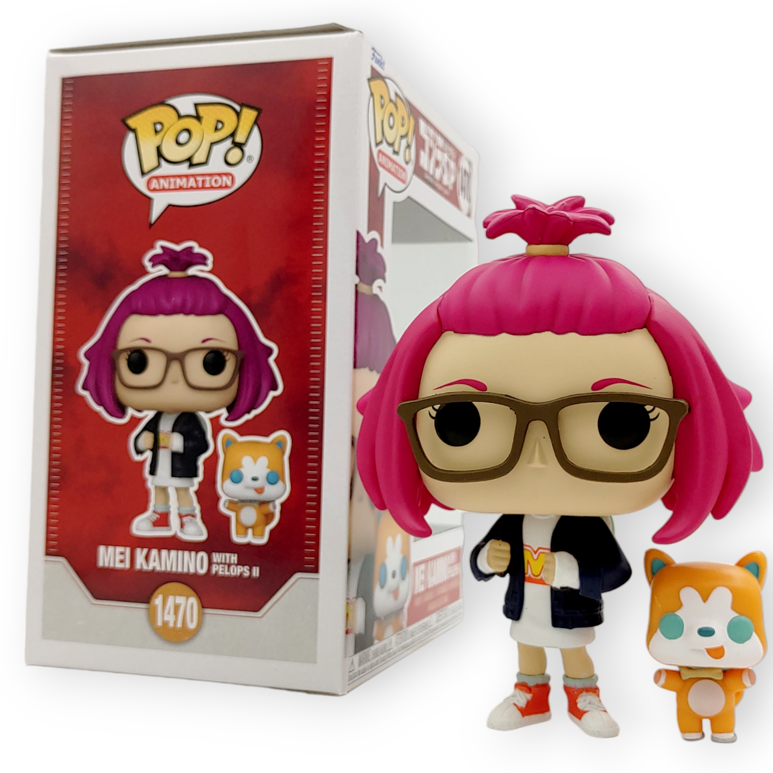 FUNKO POP <哥斯拉 奇異點>神野銘與佩羅2號-No.1470