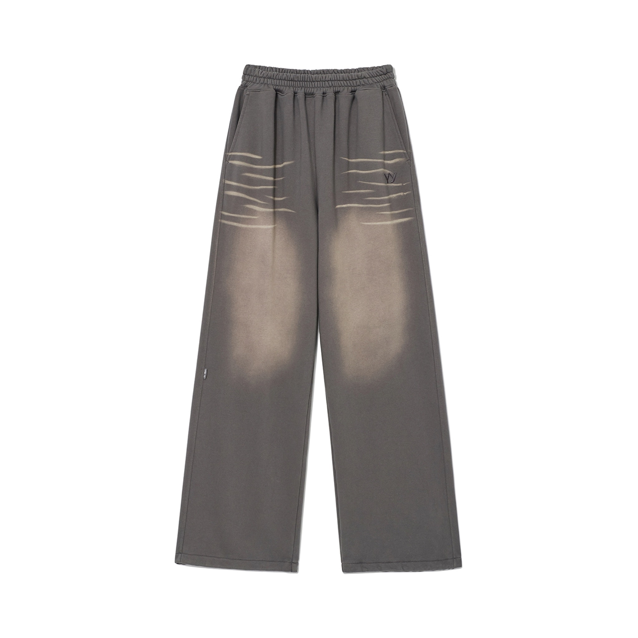 [OPEN YY] WASHED WIDE SWEATPANTS