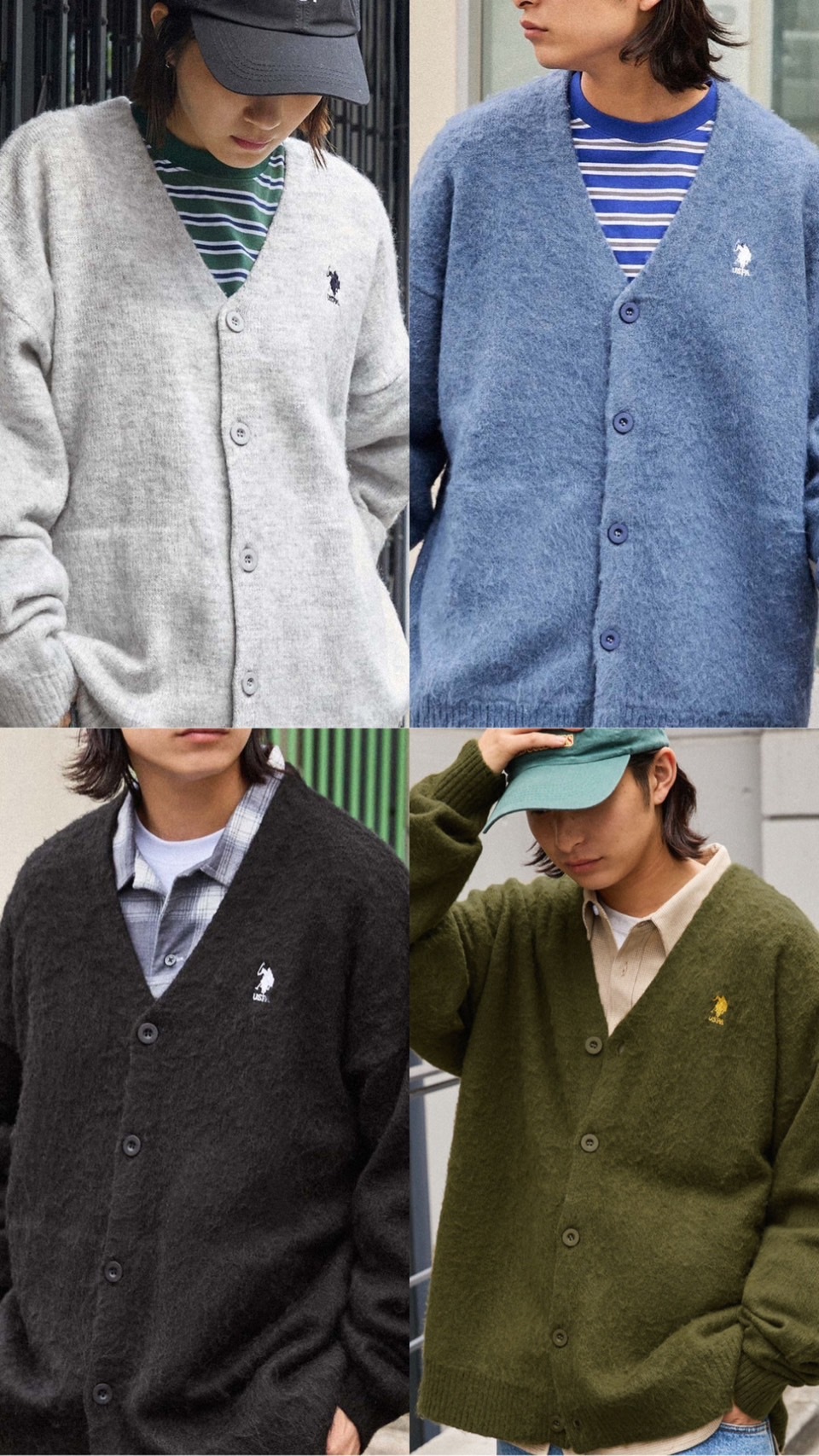 U.S.POLO ASSN. 日本支線 仿馬毛 針織衫