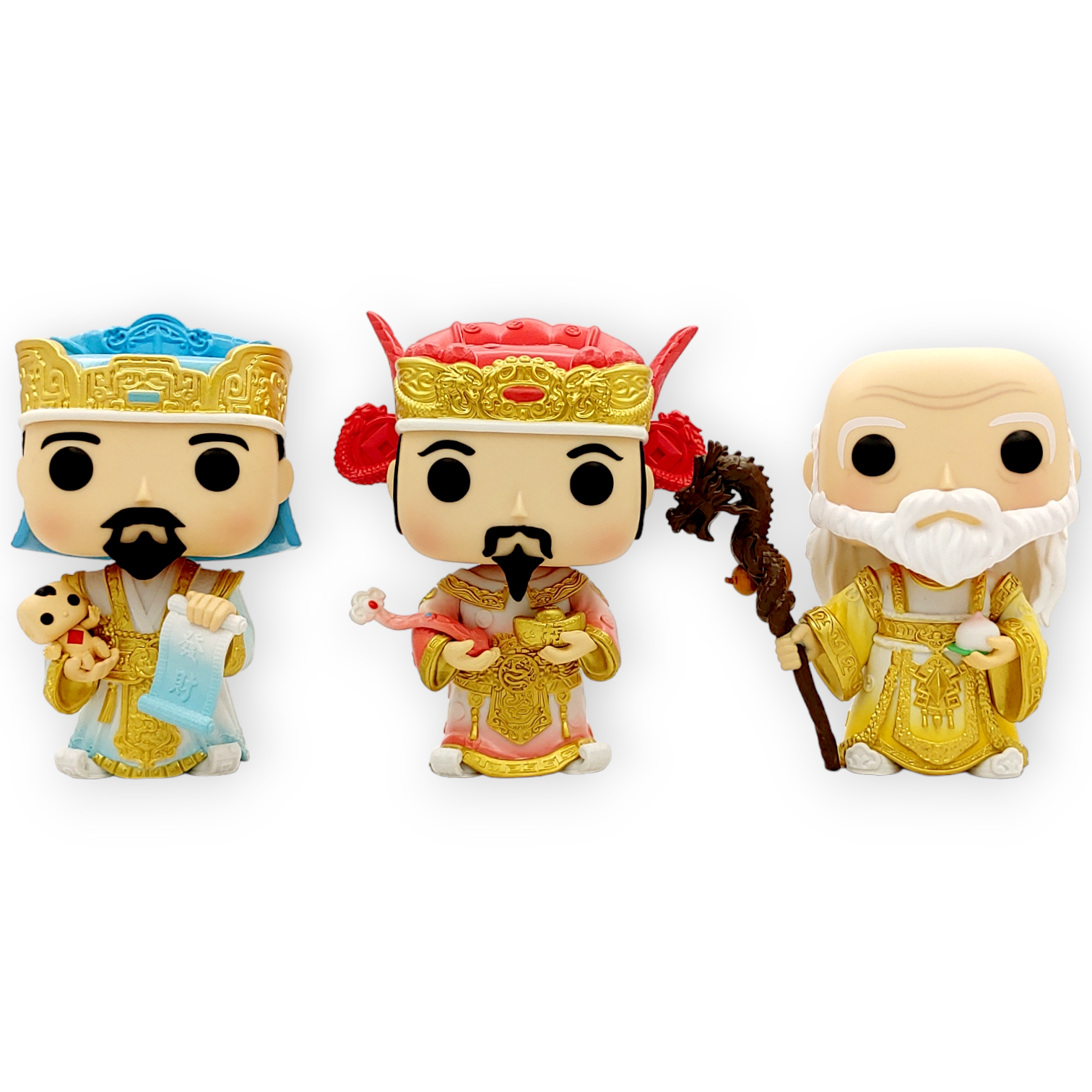 FUNKO POP<三星高照>福.祿.壽三星_會場特別色-No.124,125,126