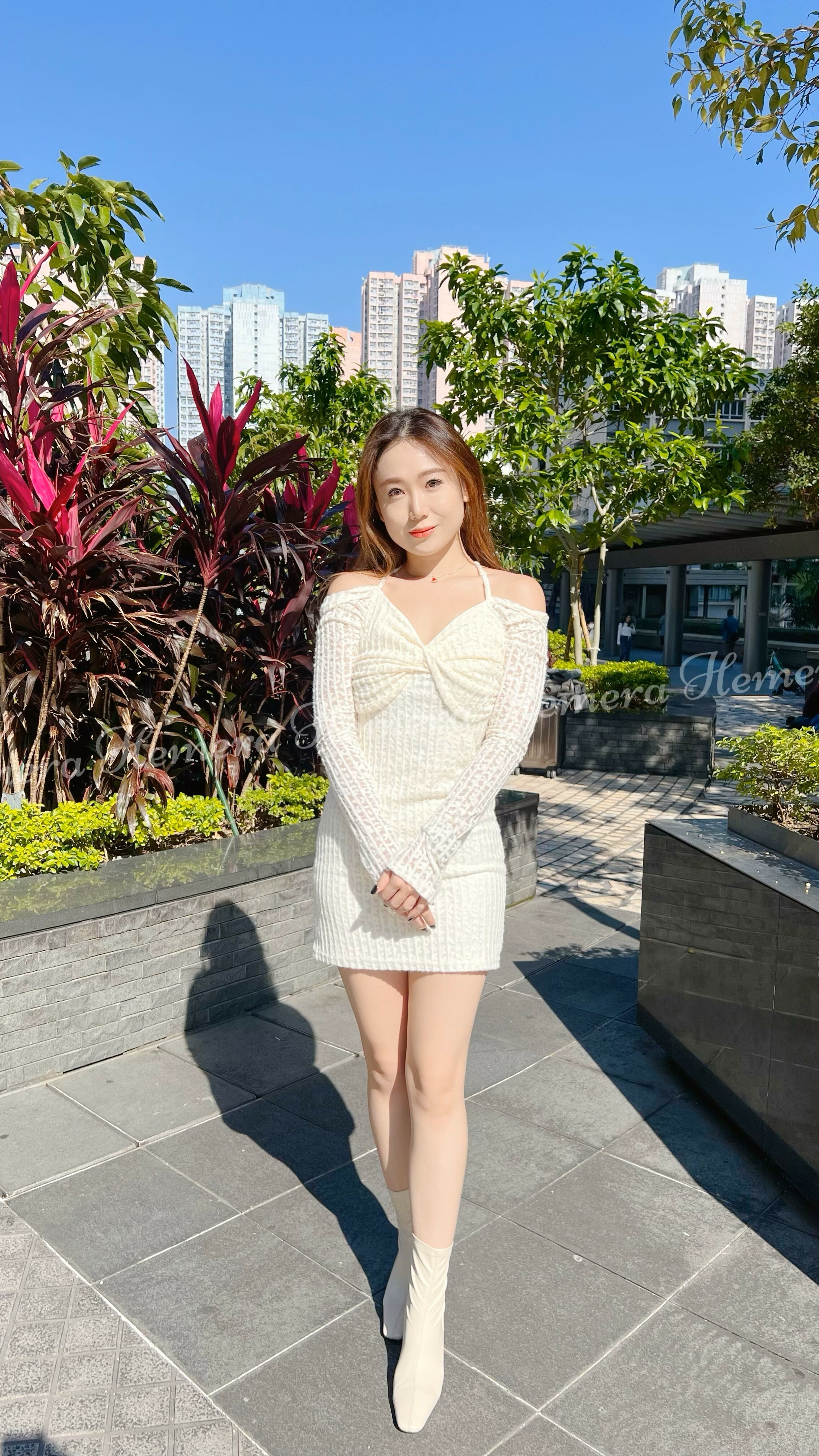 DR23W1204 性感一字膊迷你裙