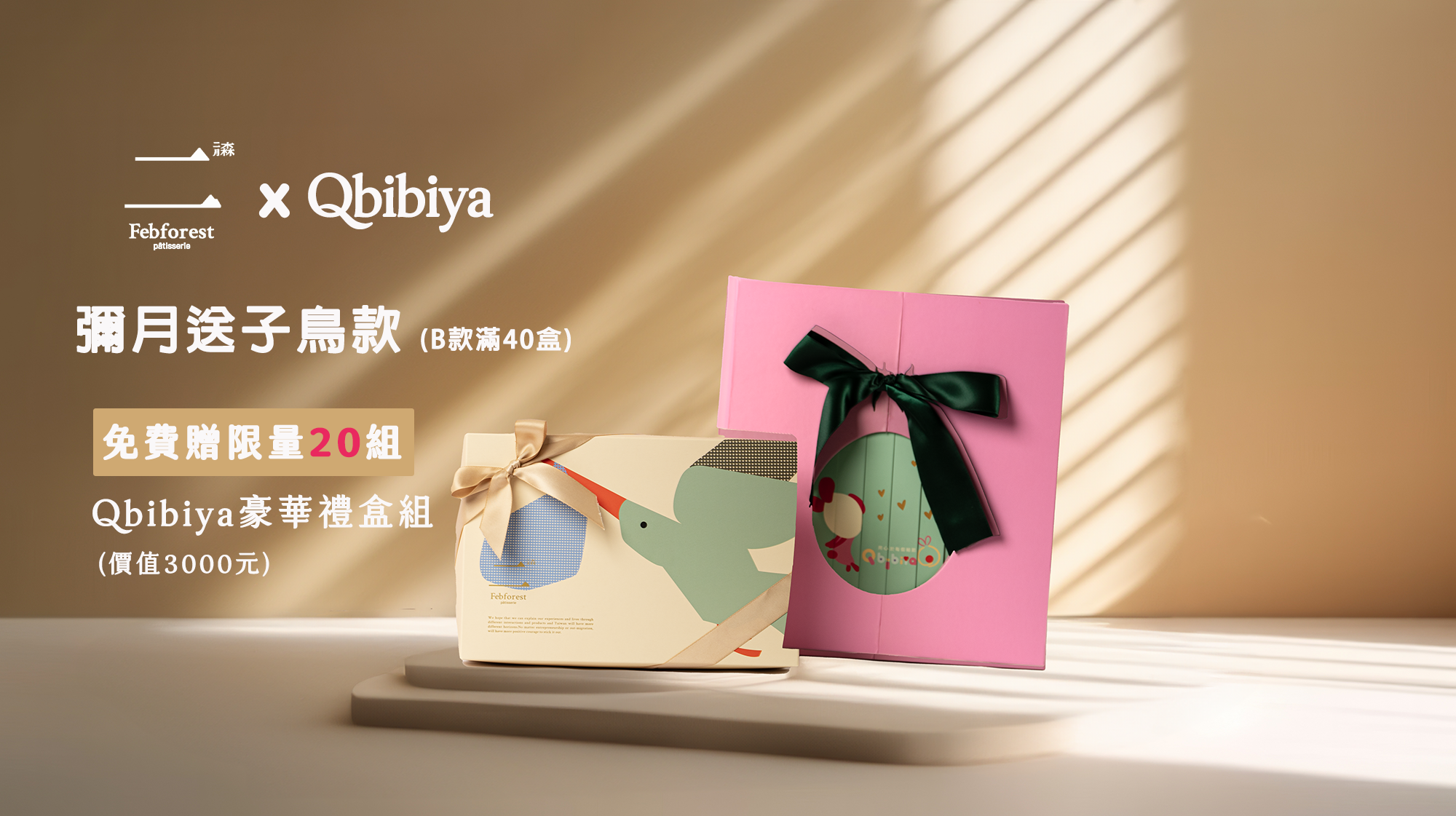 送子鳥B款 (40盒) 贈Qbibiya豪華禮盒組