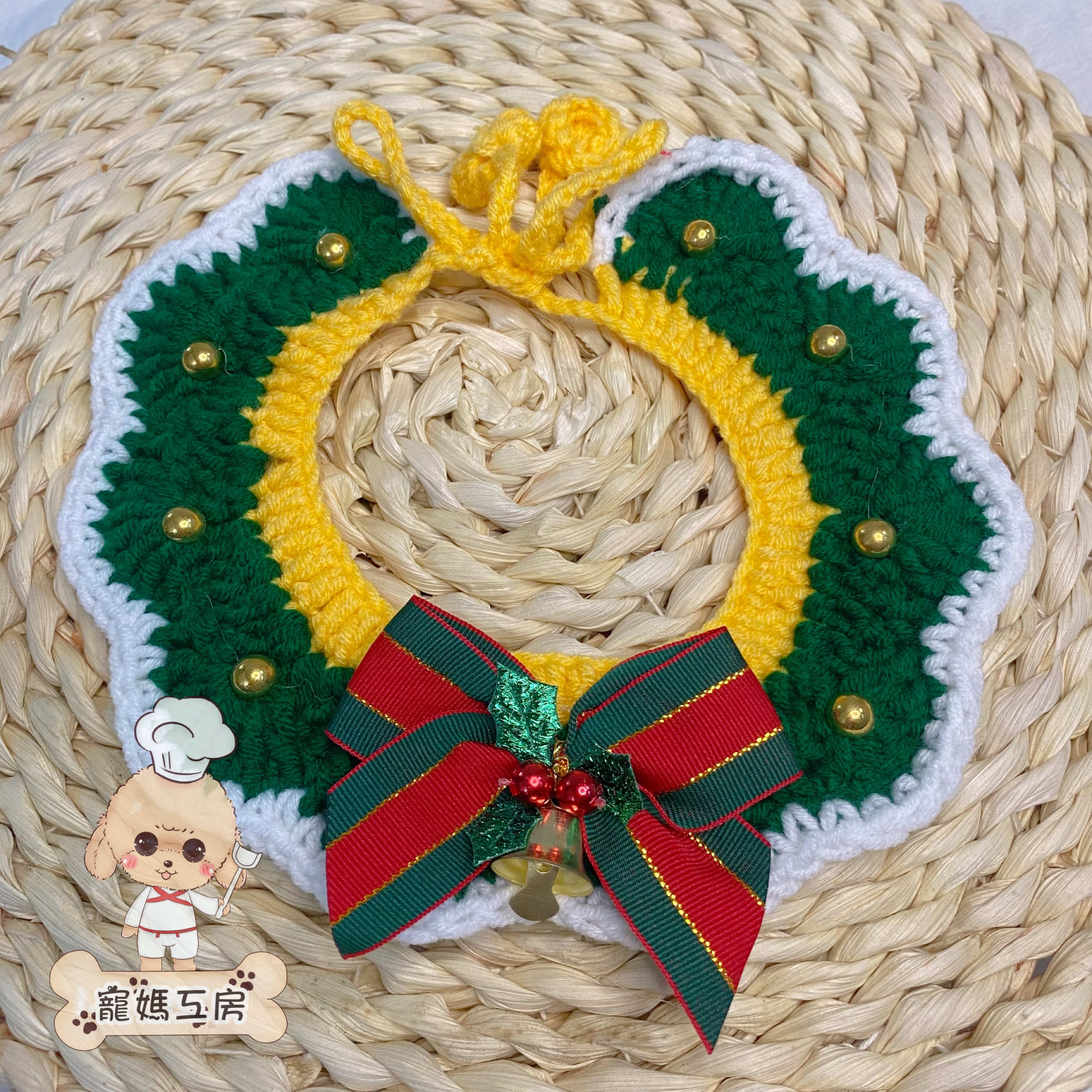 寵媽工房 -  全手工寵物頸飾 (AC056)