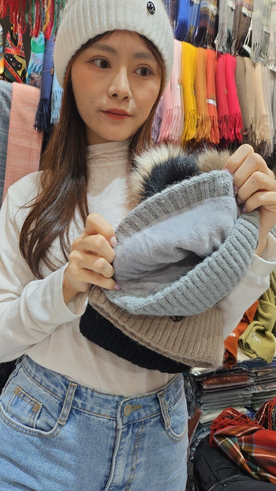 N850 波波麻花冷帽