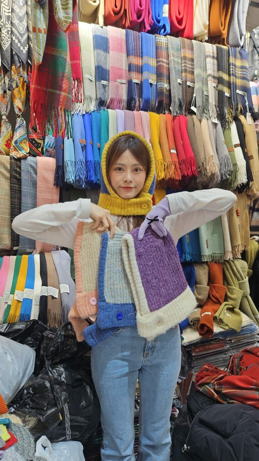 N832 撞色邊hoodie帽