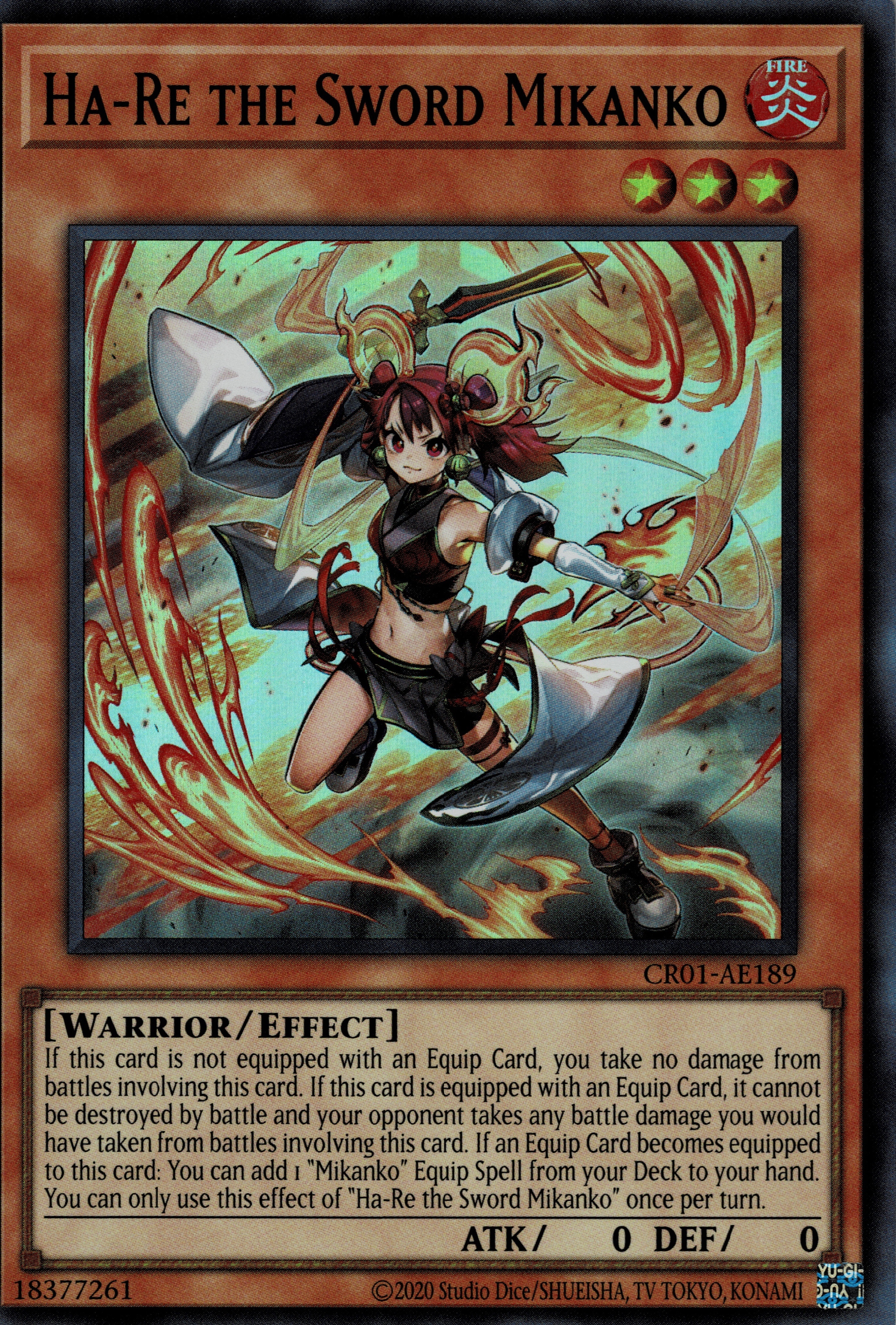 CR01-AE189 Ha-Re the Sword Mikanko