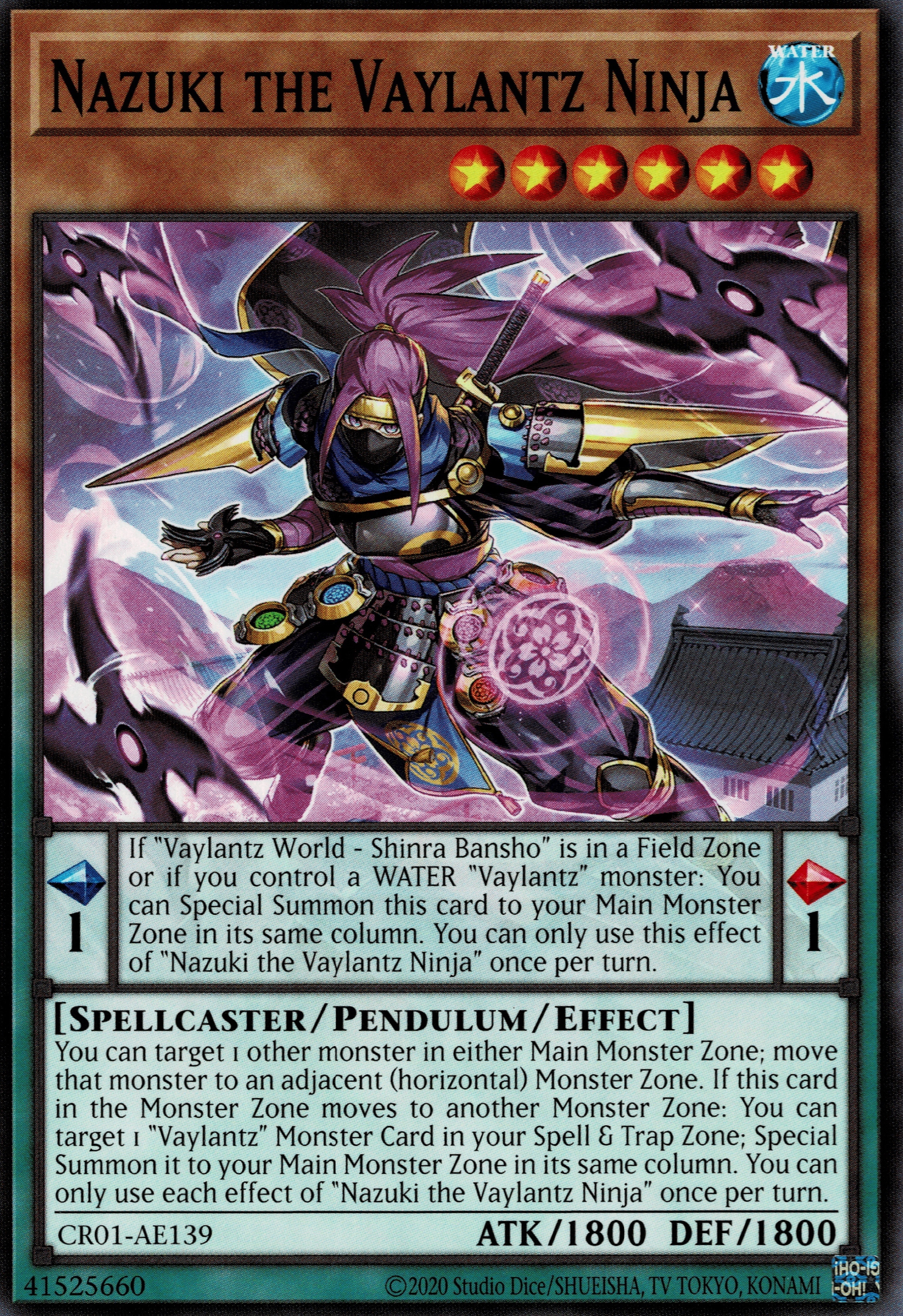 CR01-AE139 Nazuki the Vaylantz Ninja