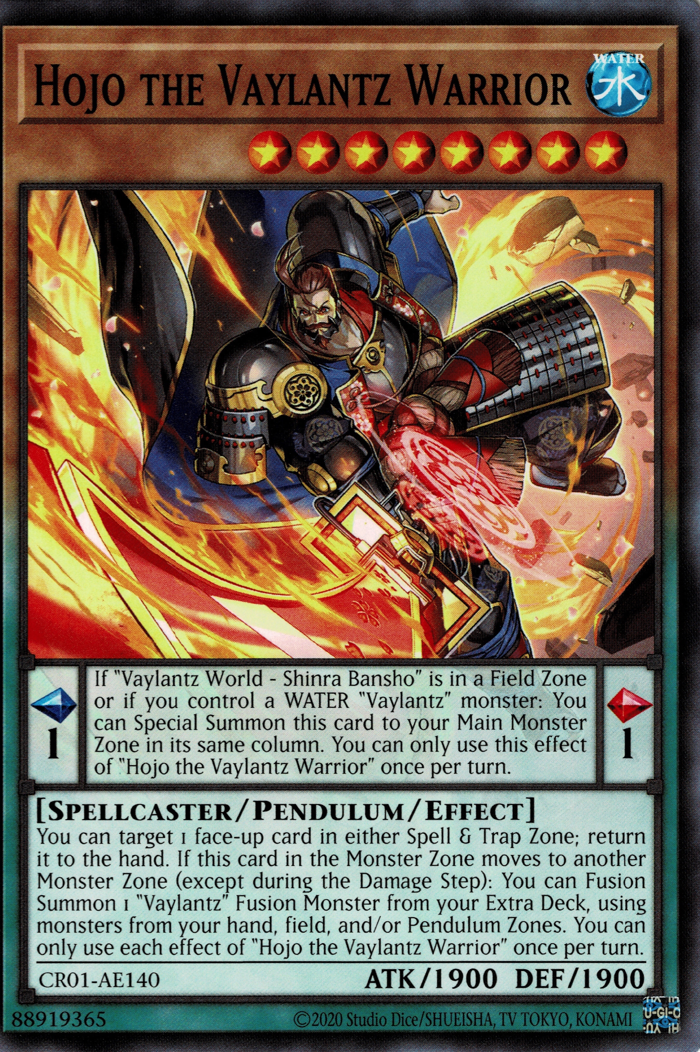 CR01-AE140 Hojo the Vaylantz Warrior