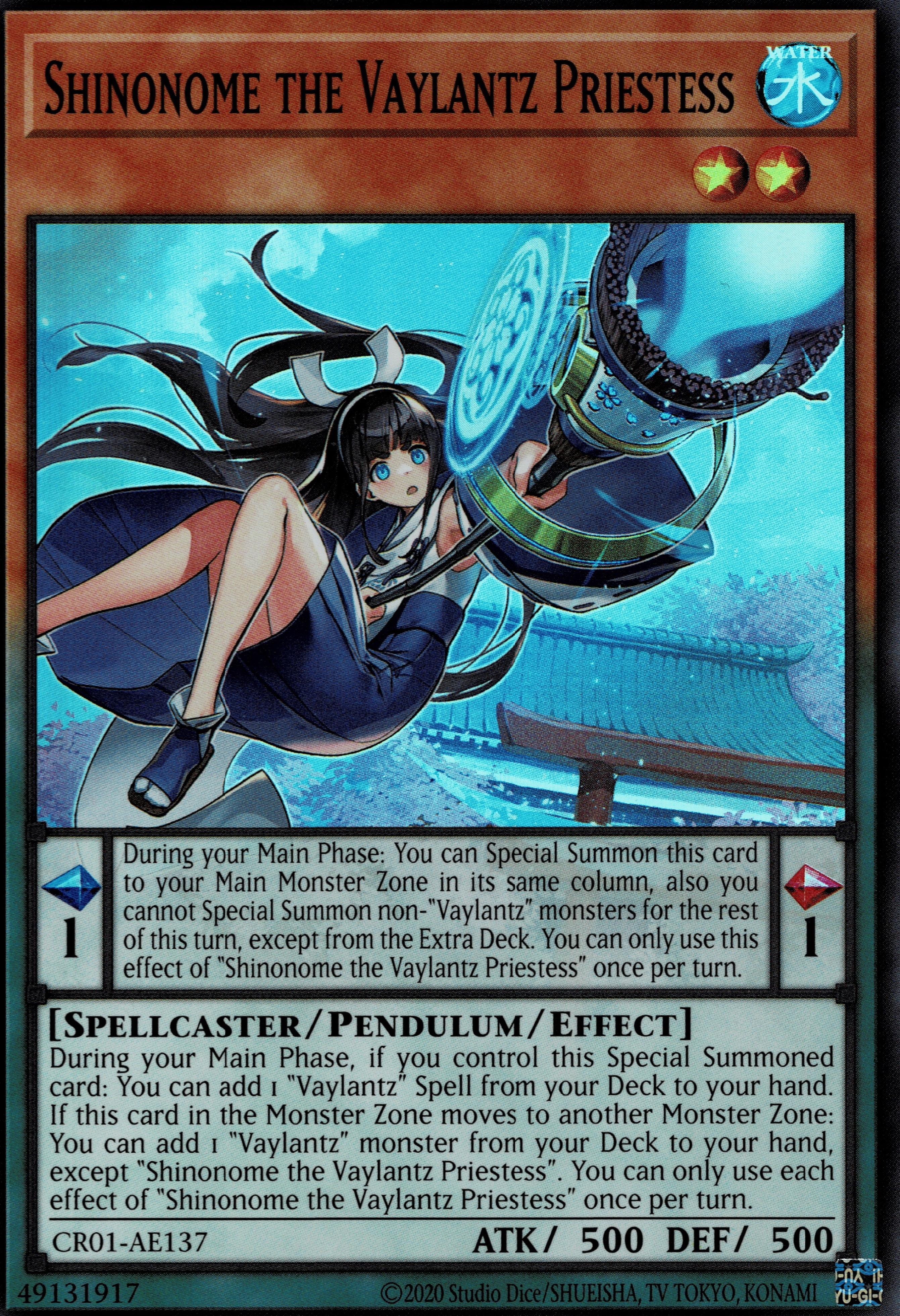 CR01-AE137 Shinonome the Vaylantz Priestess