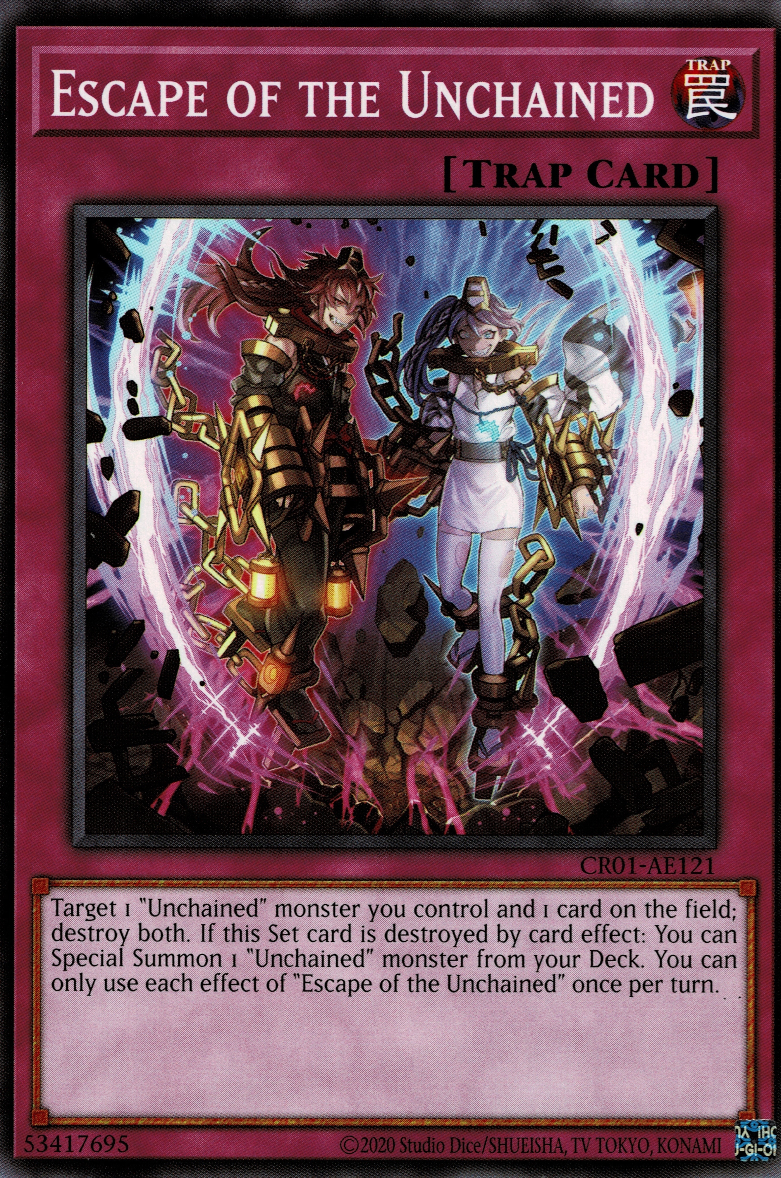 CR01-AE121 Escape of the Unchained