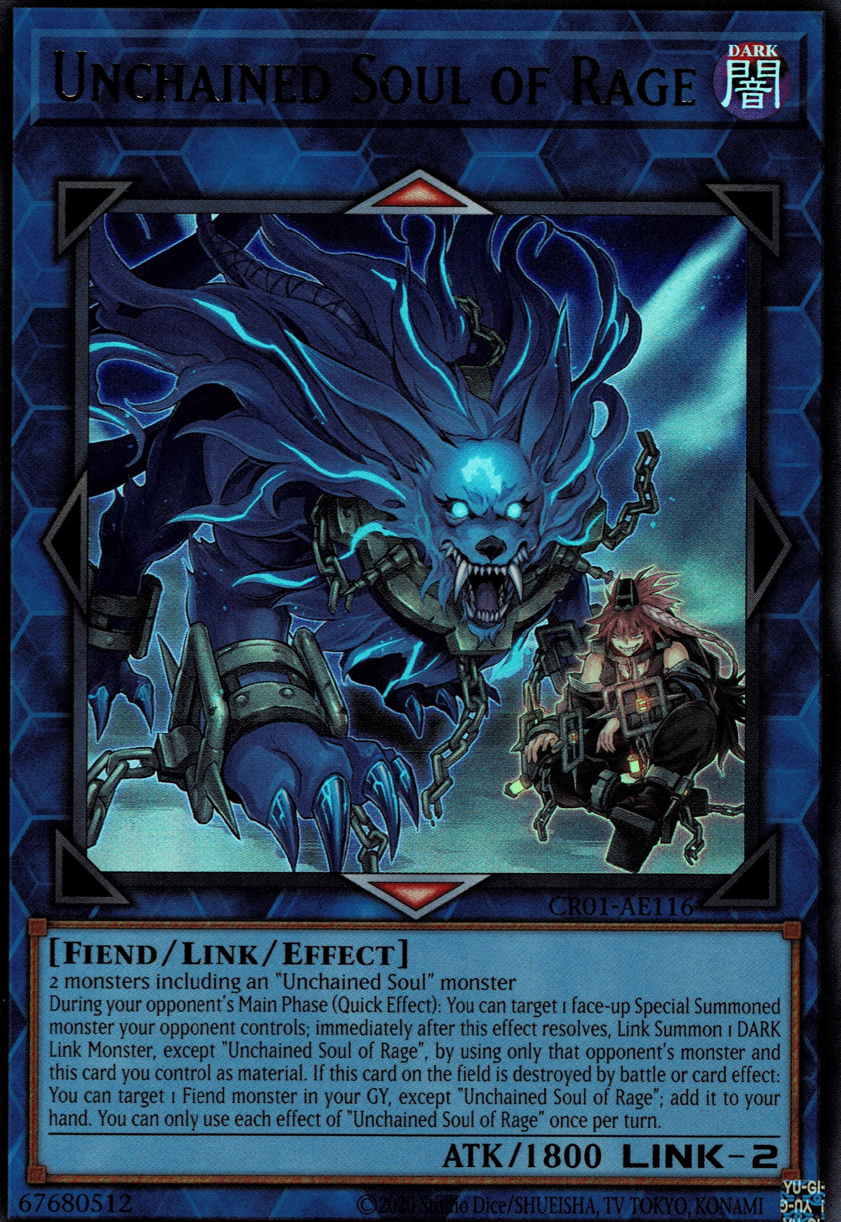 CR01-AE116 (UR/SER/QSER) Unchained Soul of Rage