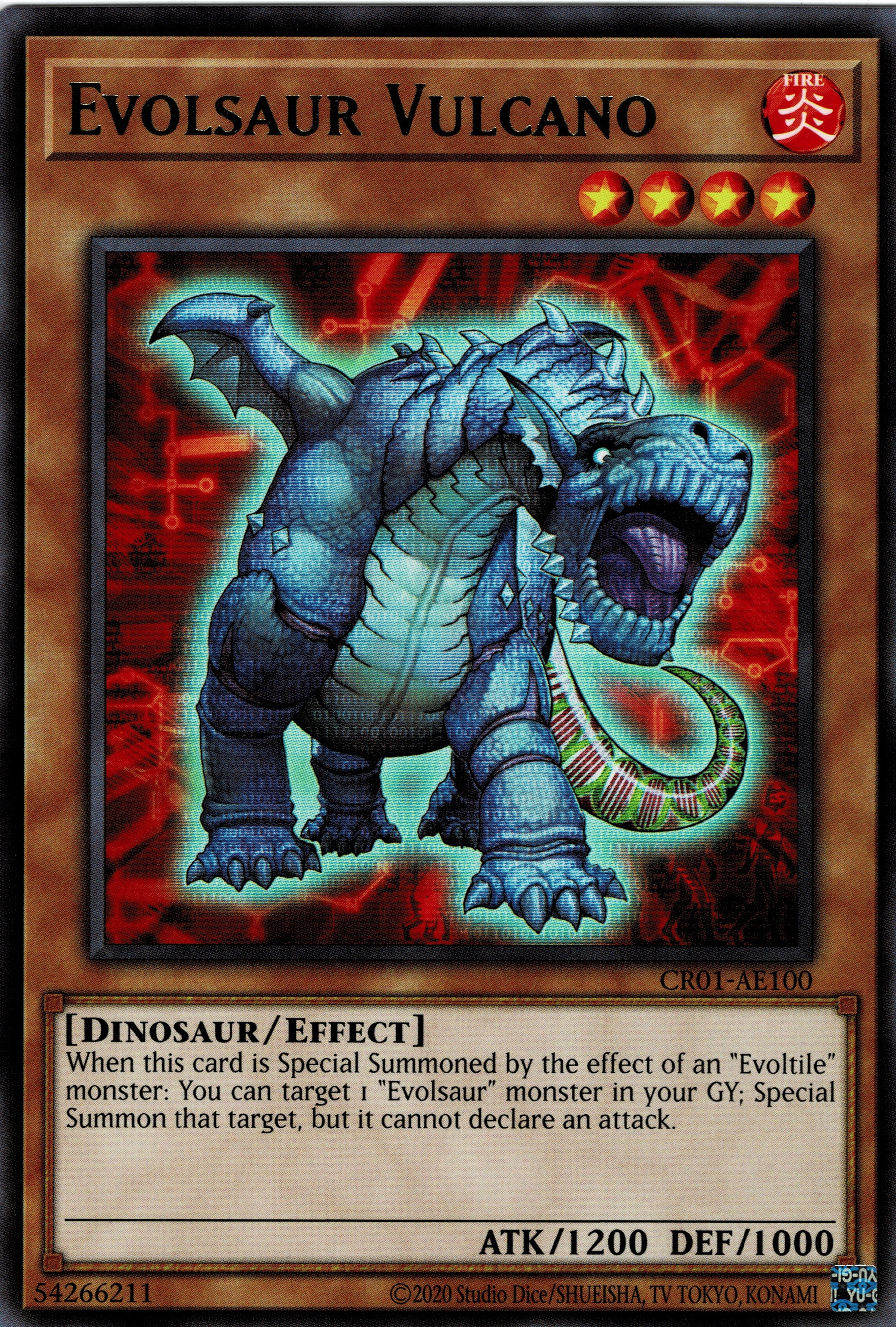 CR01-AE100 Evolsaur Vulcano
