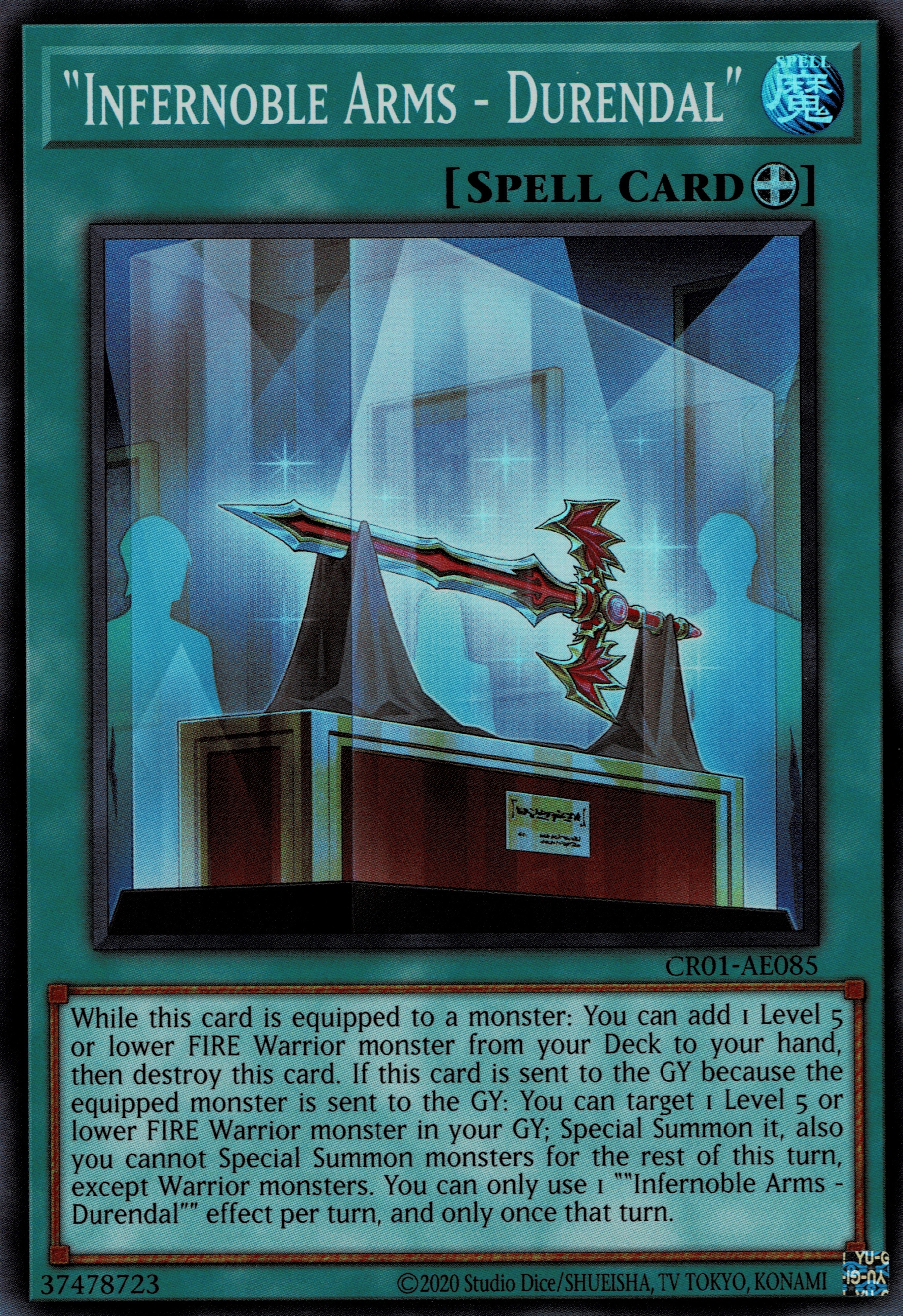 CR01-AE085 (SR/SER)Infernoble Arms - Durendal