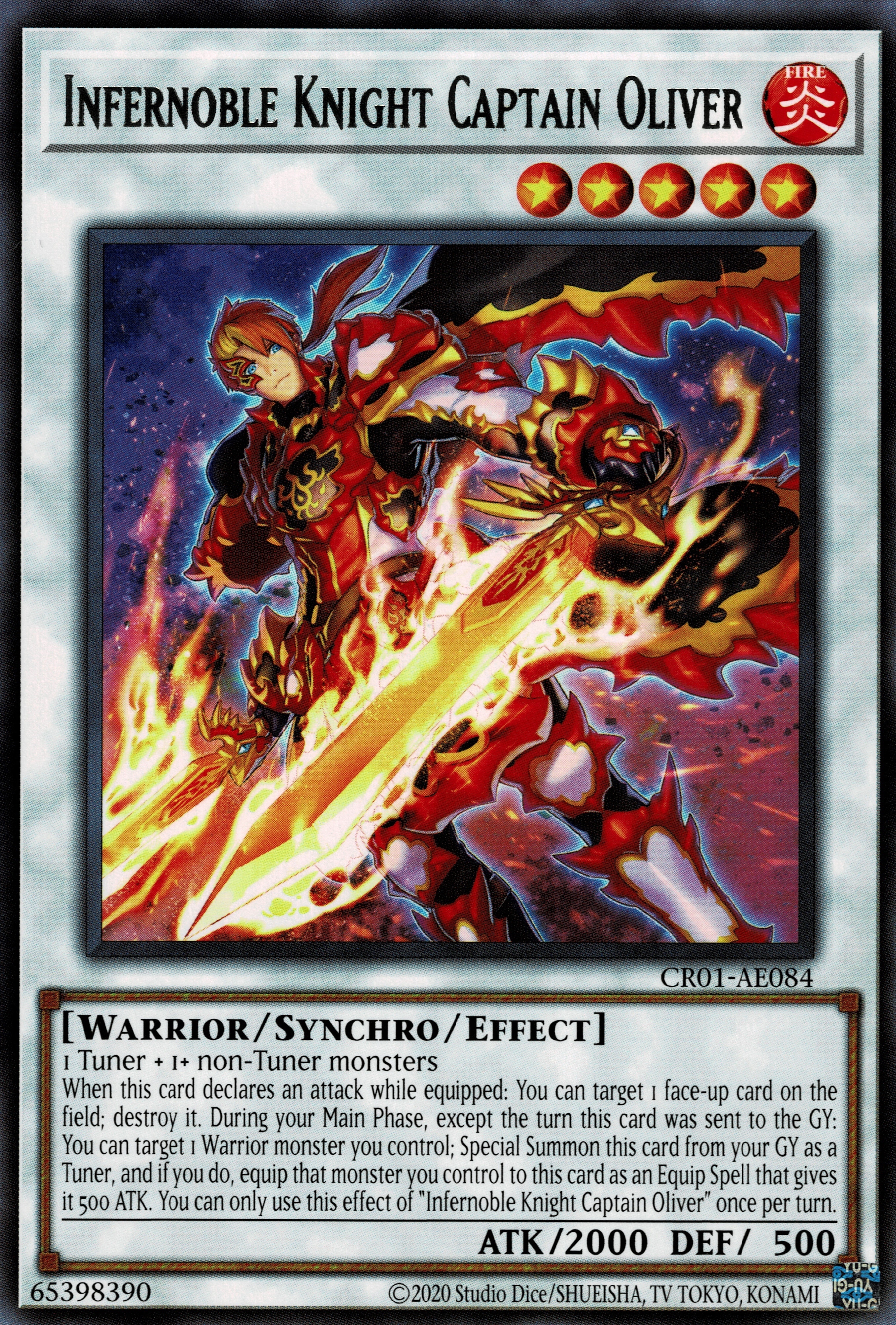 CR01-AE084 Infernoble Knight Captain Oliver